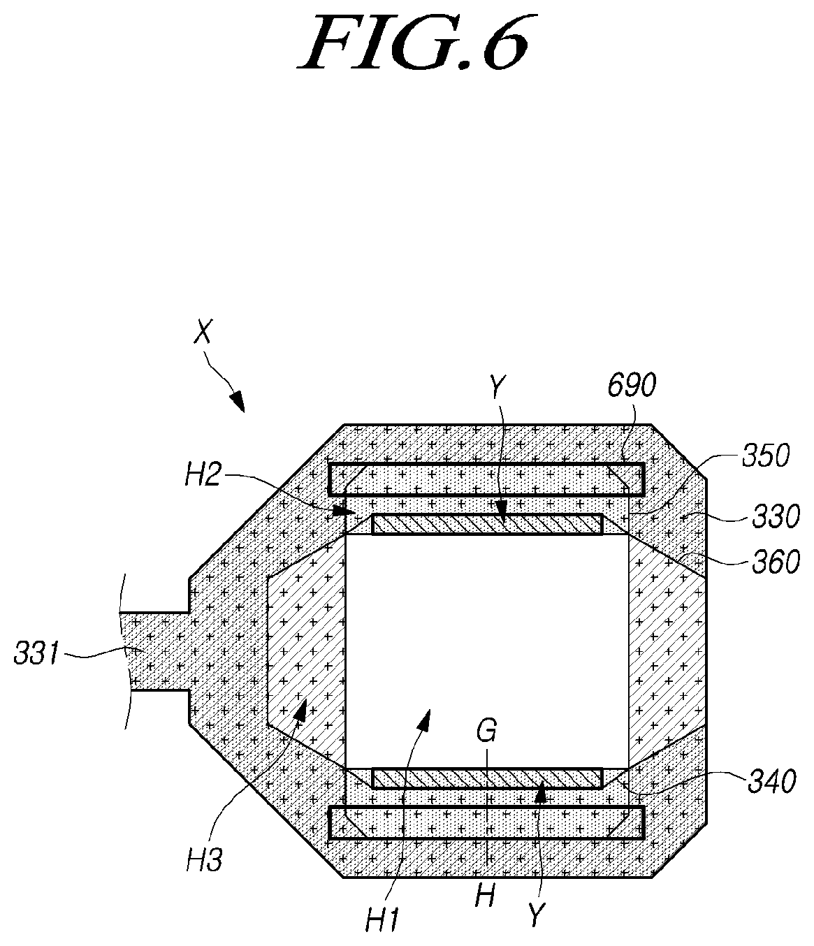 Patent US12171111 Figure 6 – Display panel and electroluminescent display device including the same