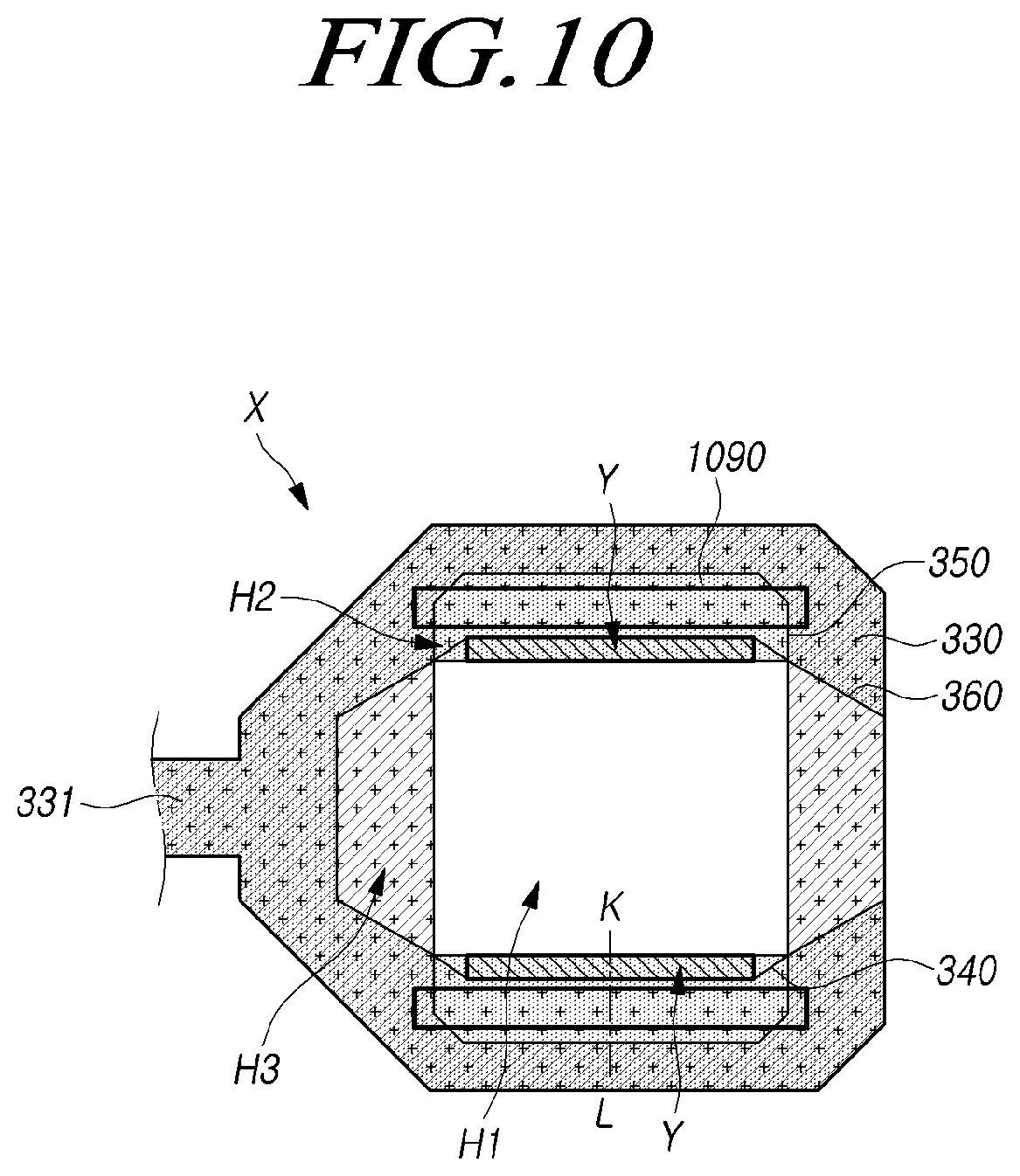Patent US12171111 Figure 10 – Display panel and electroluminescent display device including the same