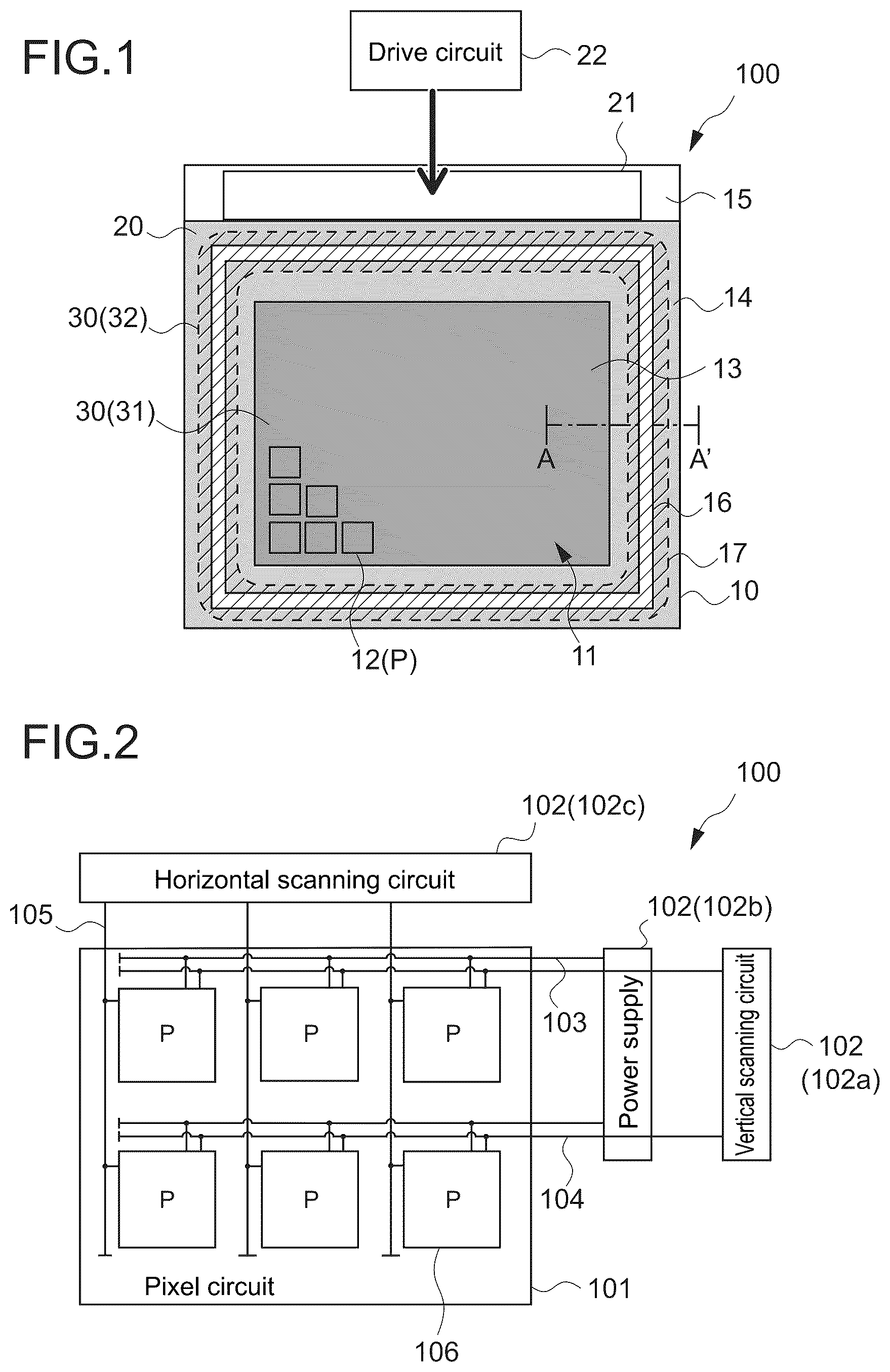 Patent US12171112 Figure 1 – Display device and electronic apparatus