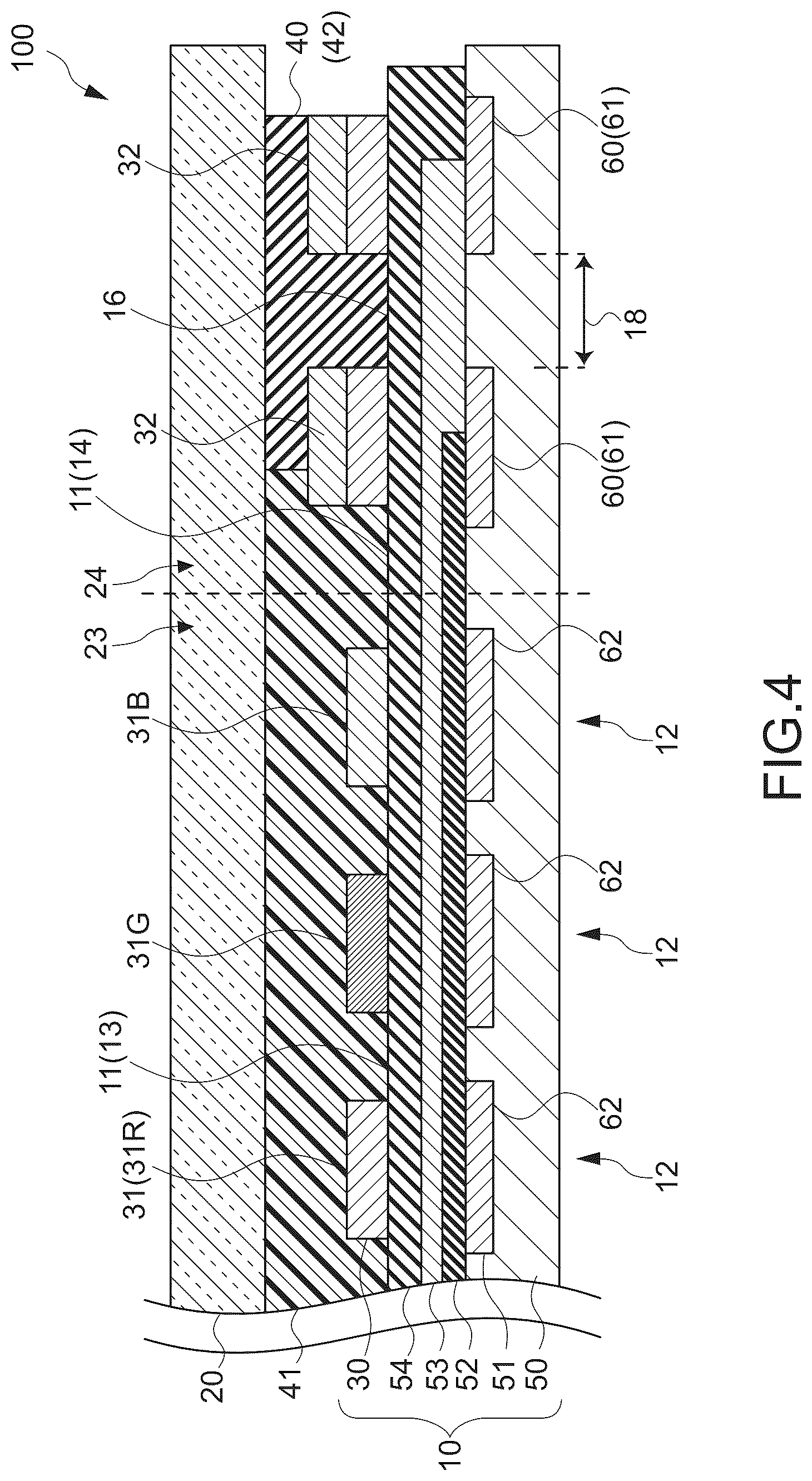 Patent US12171112 Figure 3 – Display device and electronic apparatus