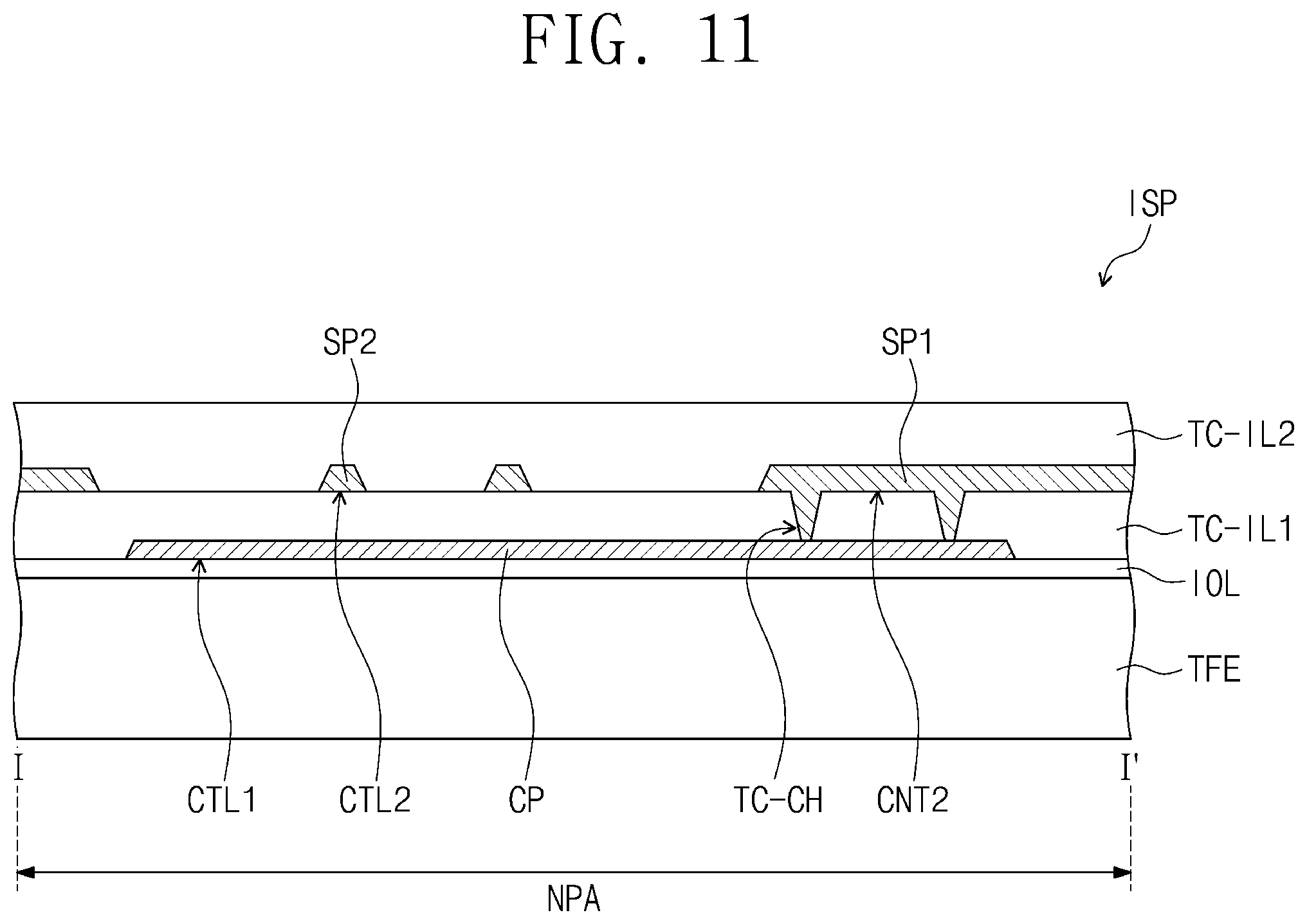 Patent US12171115 Figure 8 – Display device