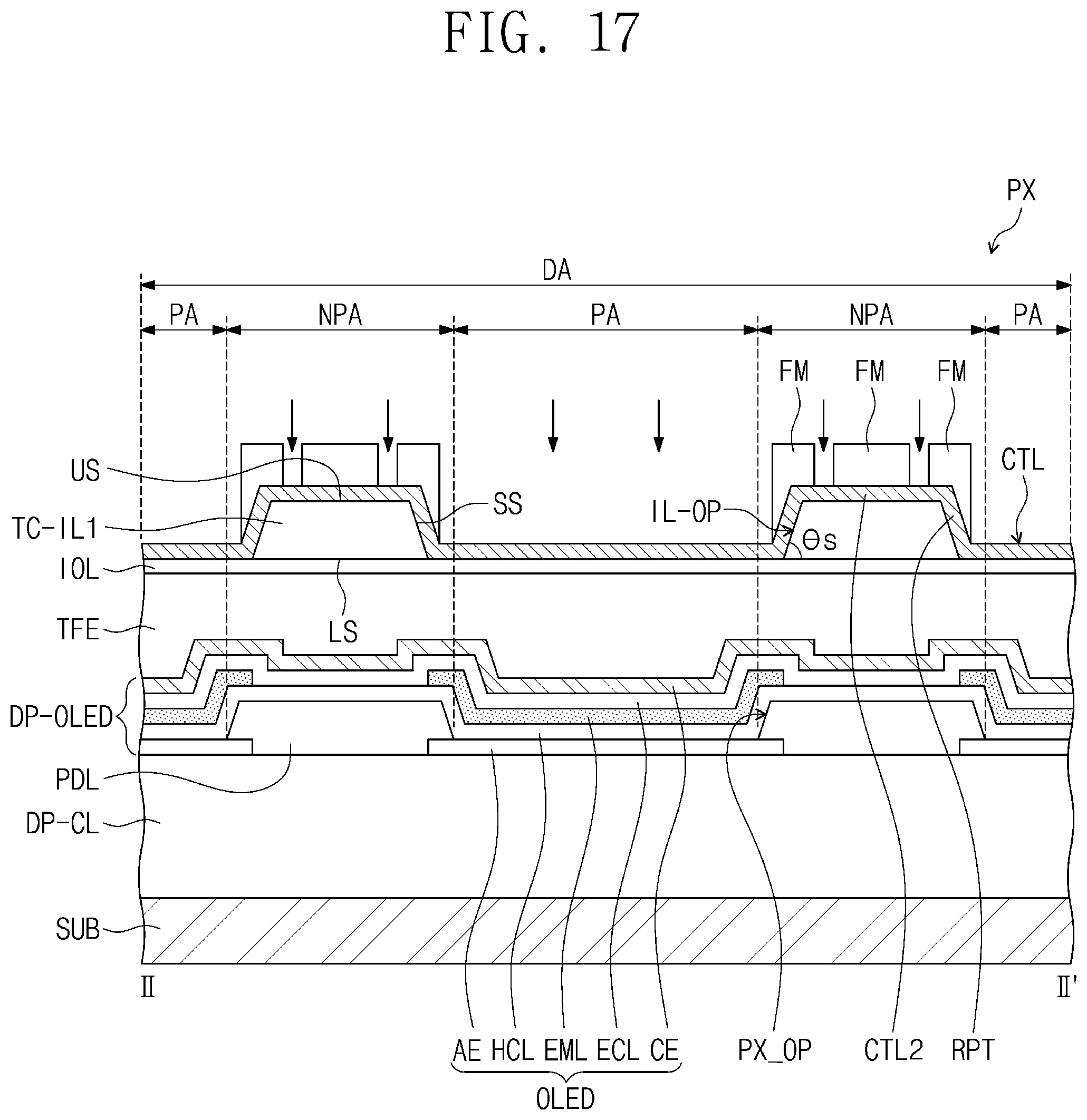 Patent US12171115 Figure 14 – Display device