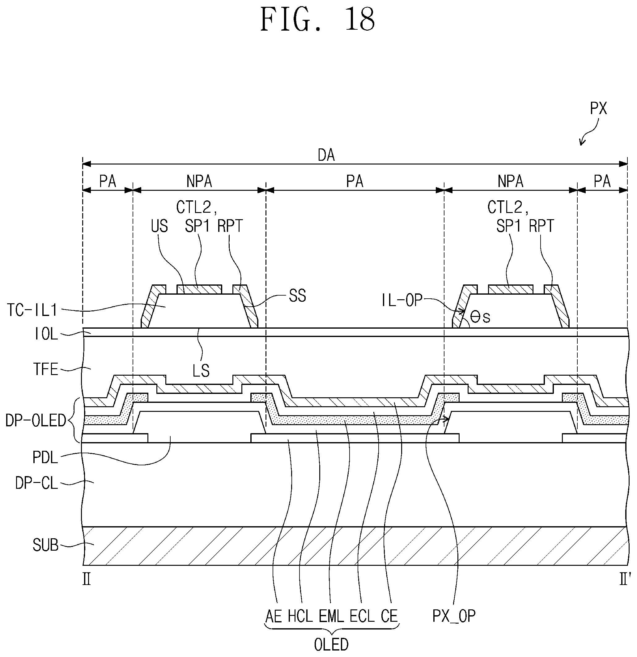 Patent US12171115 Figure 15 – Display device