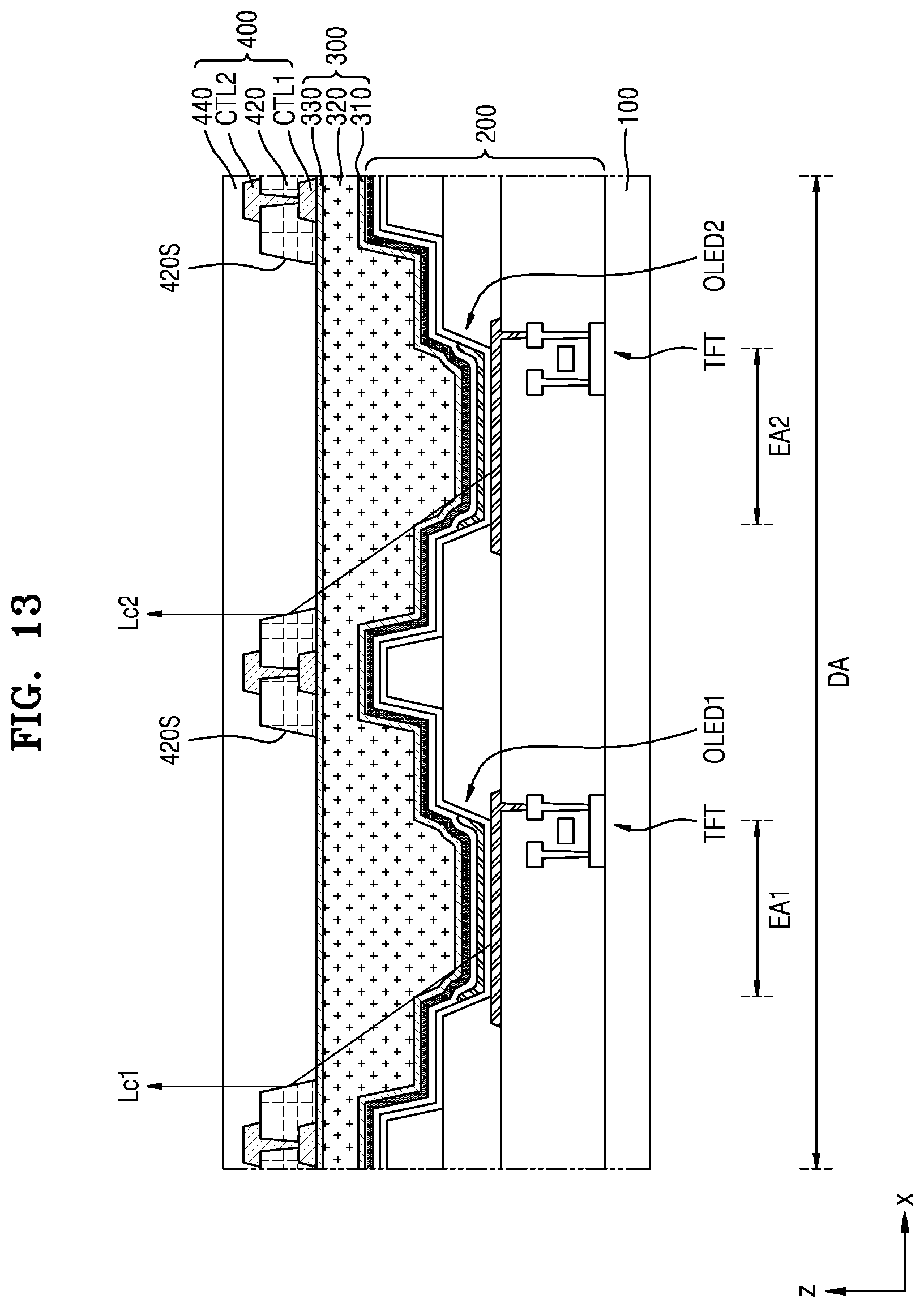 Patent US12171116 Figure 13 – Display apparatus