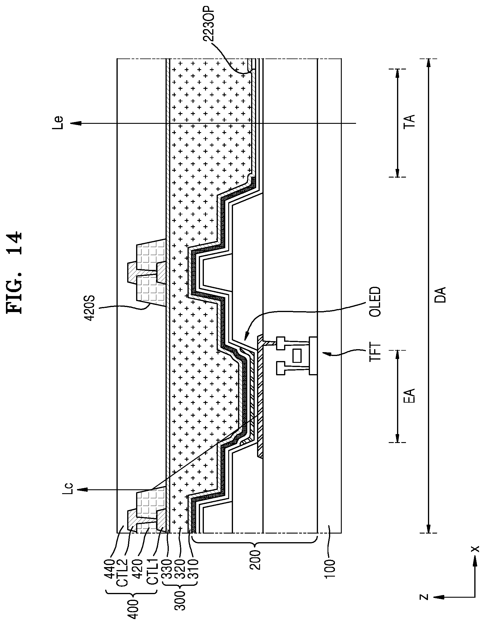 Patent US12171116 Figure 14 – Display apparatus