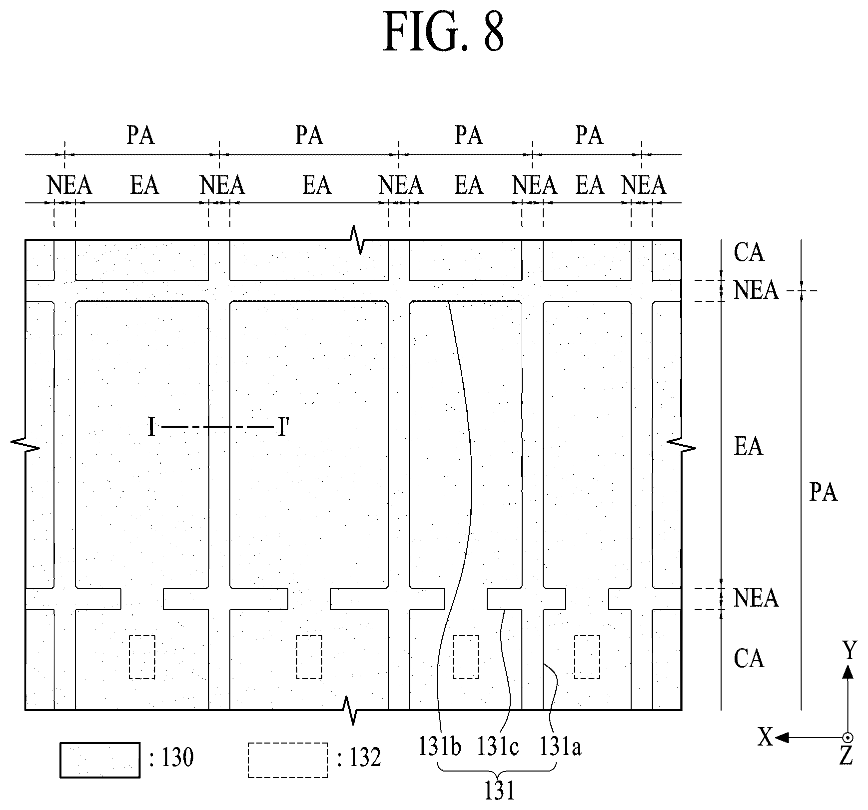 Patent US12171119 Figure 5 – Light emitting display apparatus