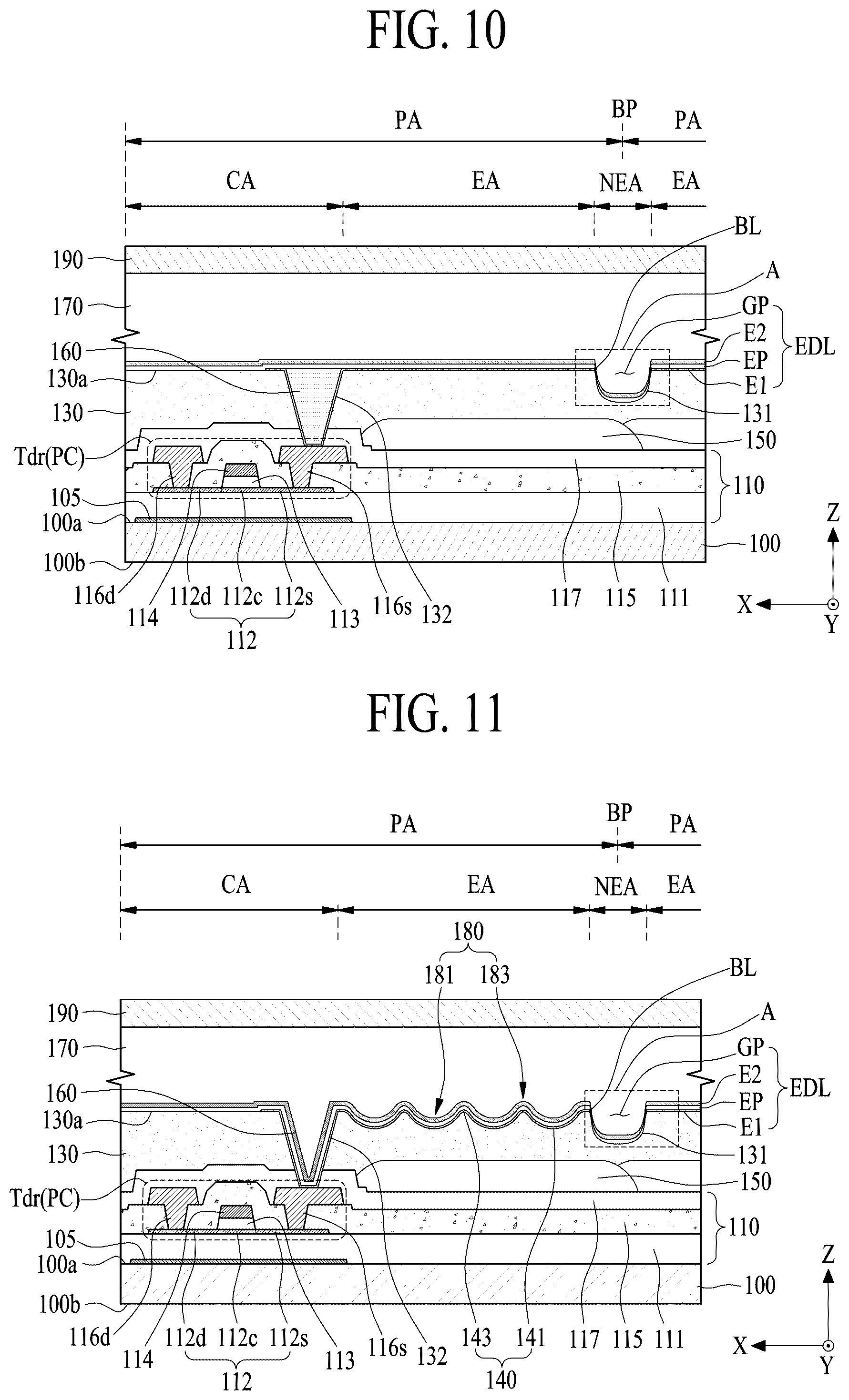Patent US12171119 Figure 7 – Light emitting display apparatus