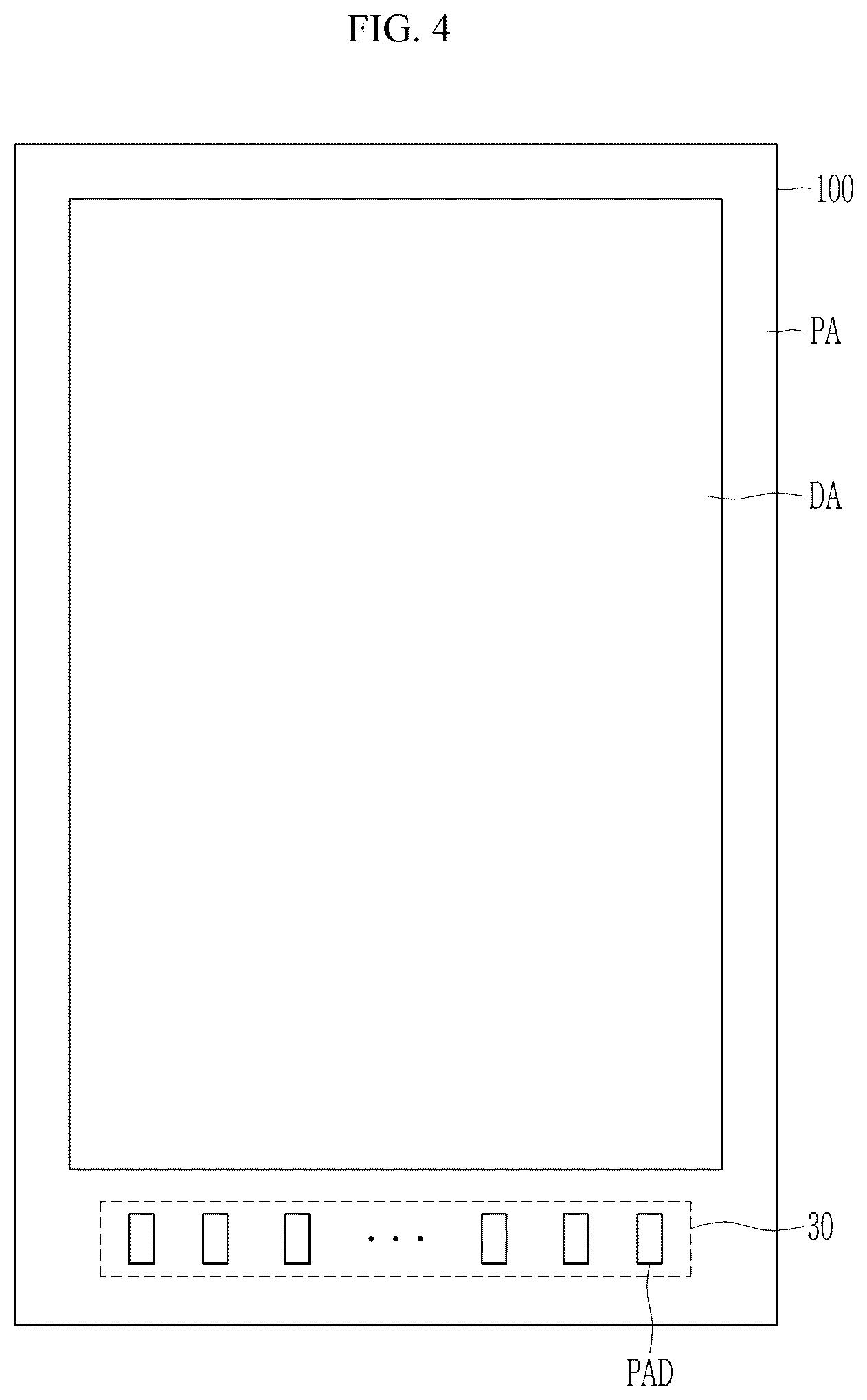 Patent US12171131 Figure 4 – Display device including insulating layer defining opening