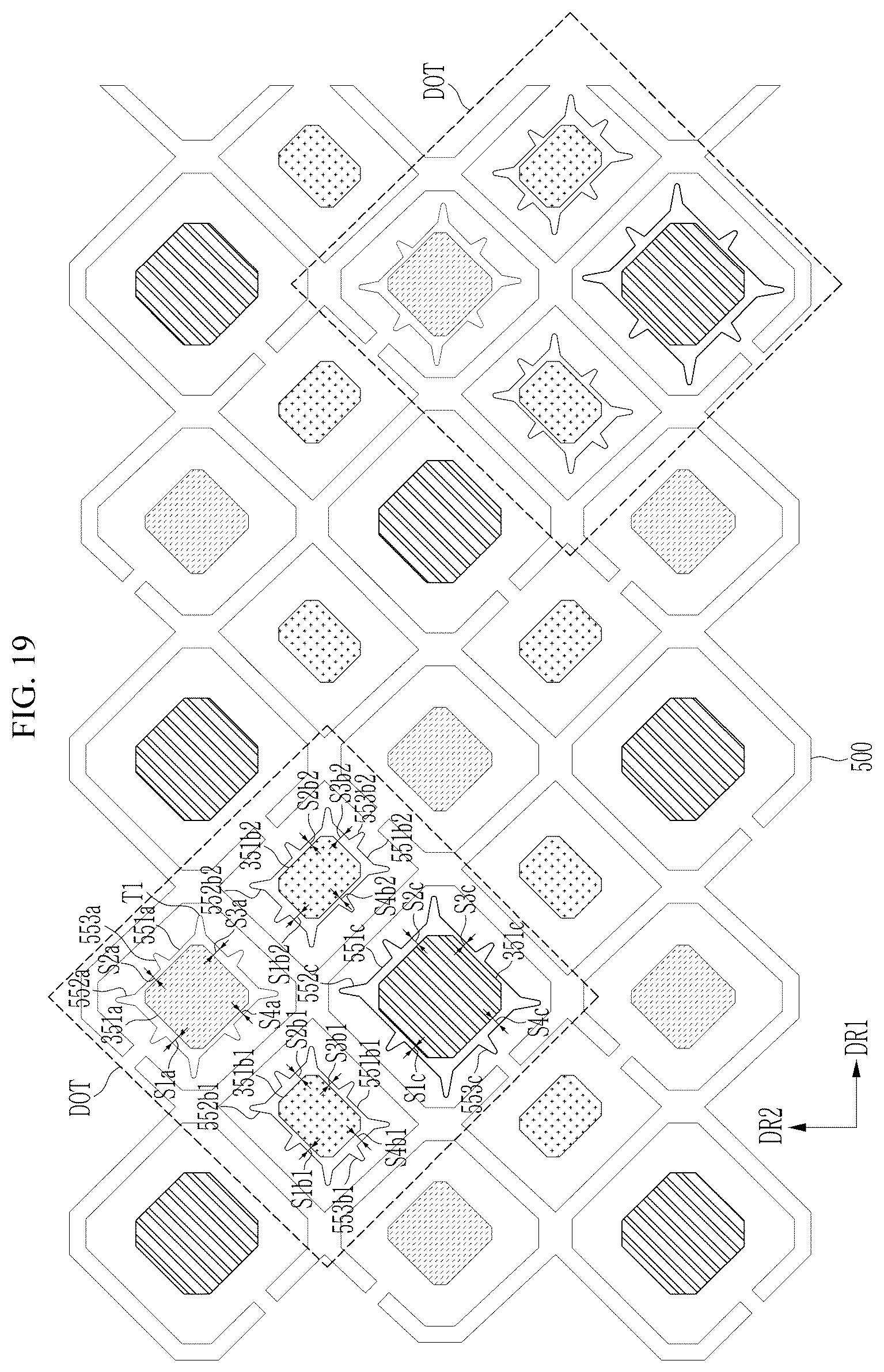 Patent US12171131 Figure 20 – Display device including insulating layer defining opening