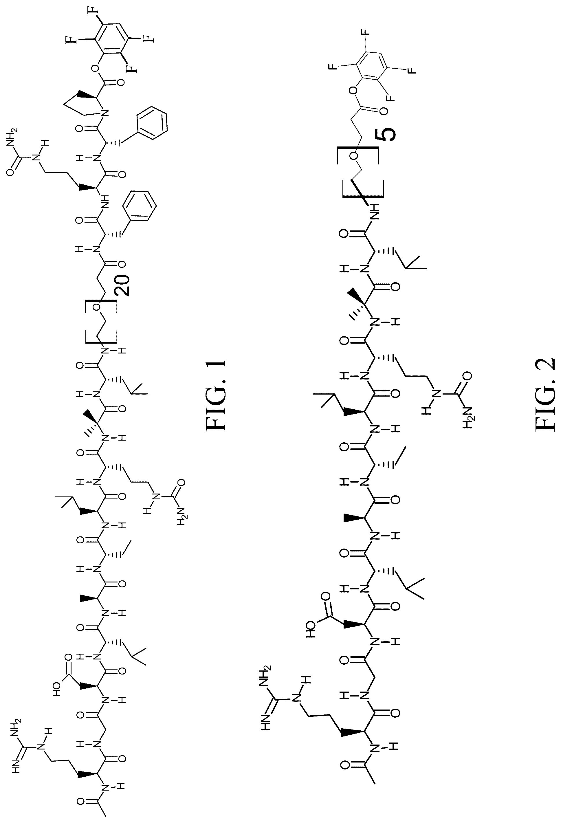 Patent US12173086 Figure 1 – Alpha-v beta-6 integrin ligands and uses thereof