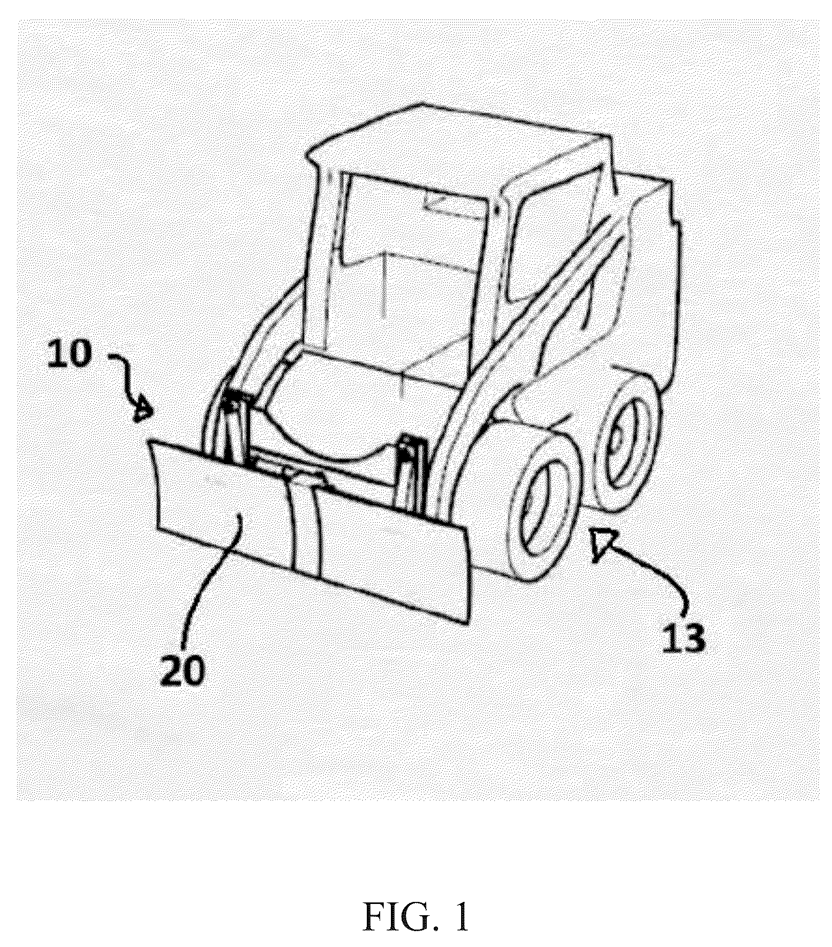 Patent US12173470 Figure 1 – Apparatus and method for enhanced skid loader grading control