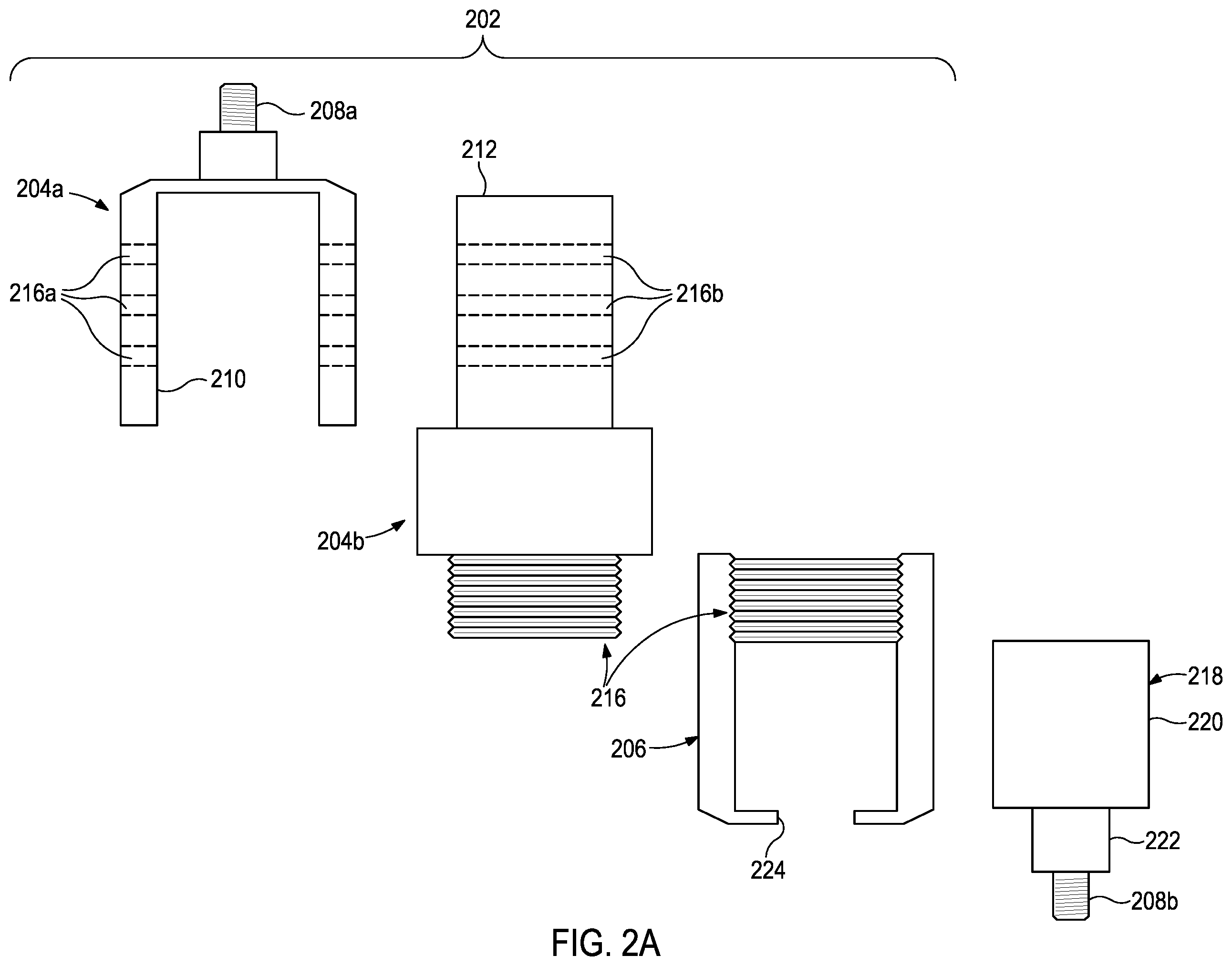 Patent US12173565 Figure 2 – System and apparatus for release and rotation of rod lift string