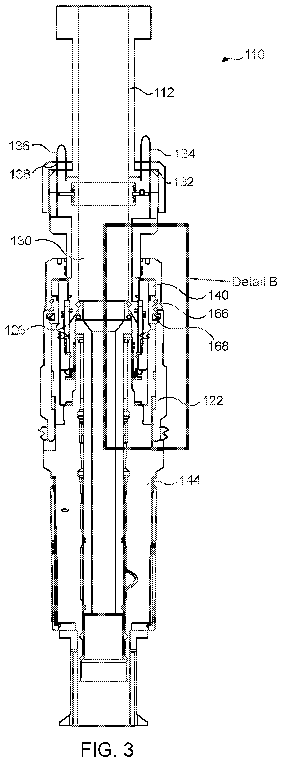 Patent US12173578 Figure 3 – Hanger running tool and a method for installing a hanger in a well