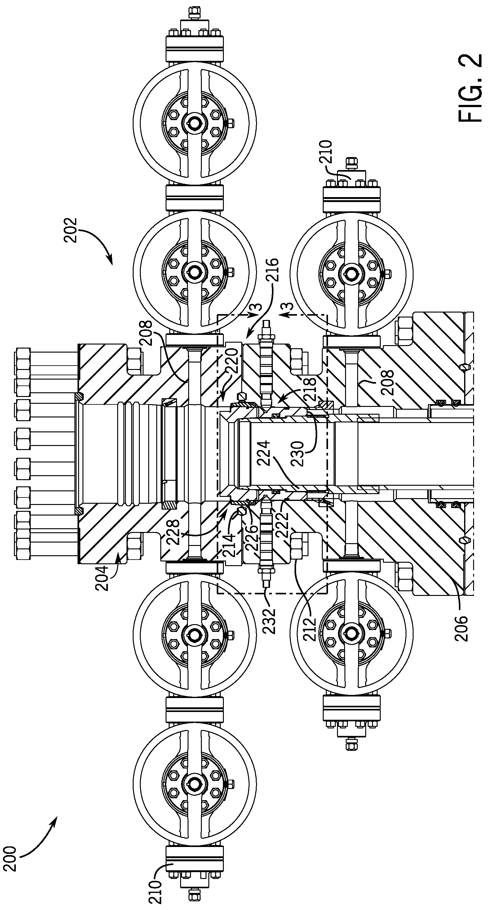 Patent US12173579 Figure 2 – Multi-interface mechanical sealing system and method