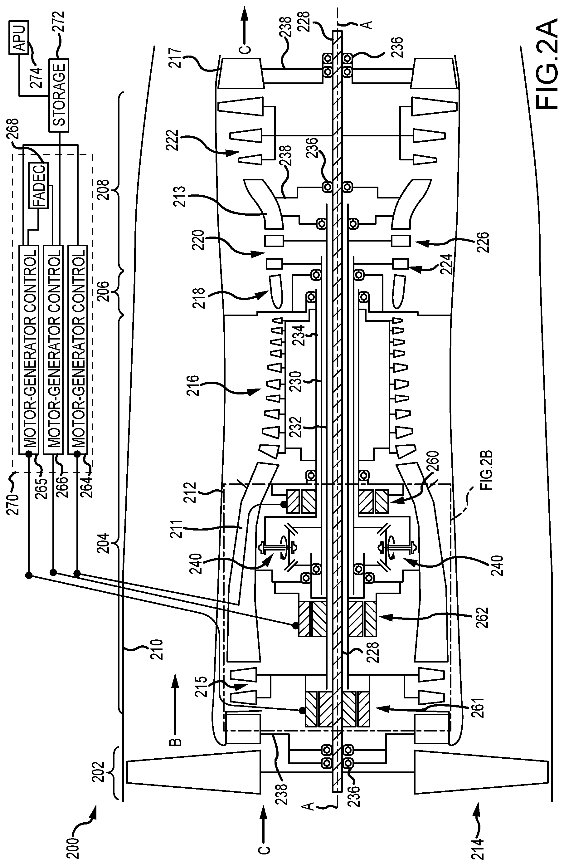Patent US12173644 Figure 3 – Augmented drive of compressors via differential and multistage turbine
