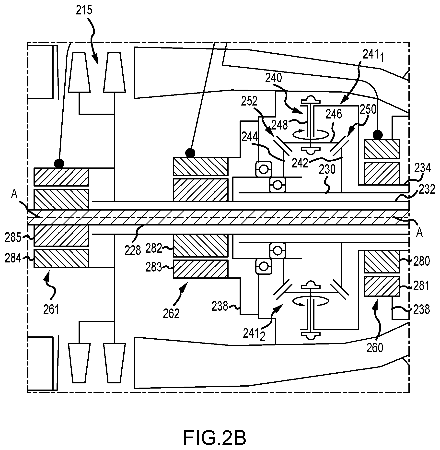 Patent US12173644 Figure 4 – Augmented drive of compressors via differential and multistage turbine