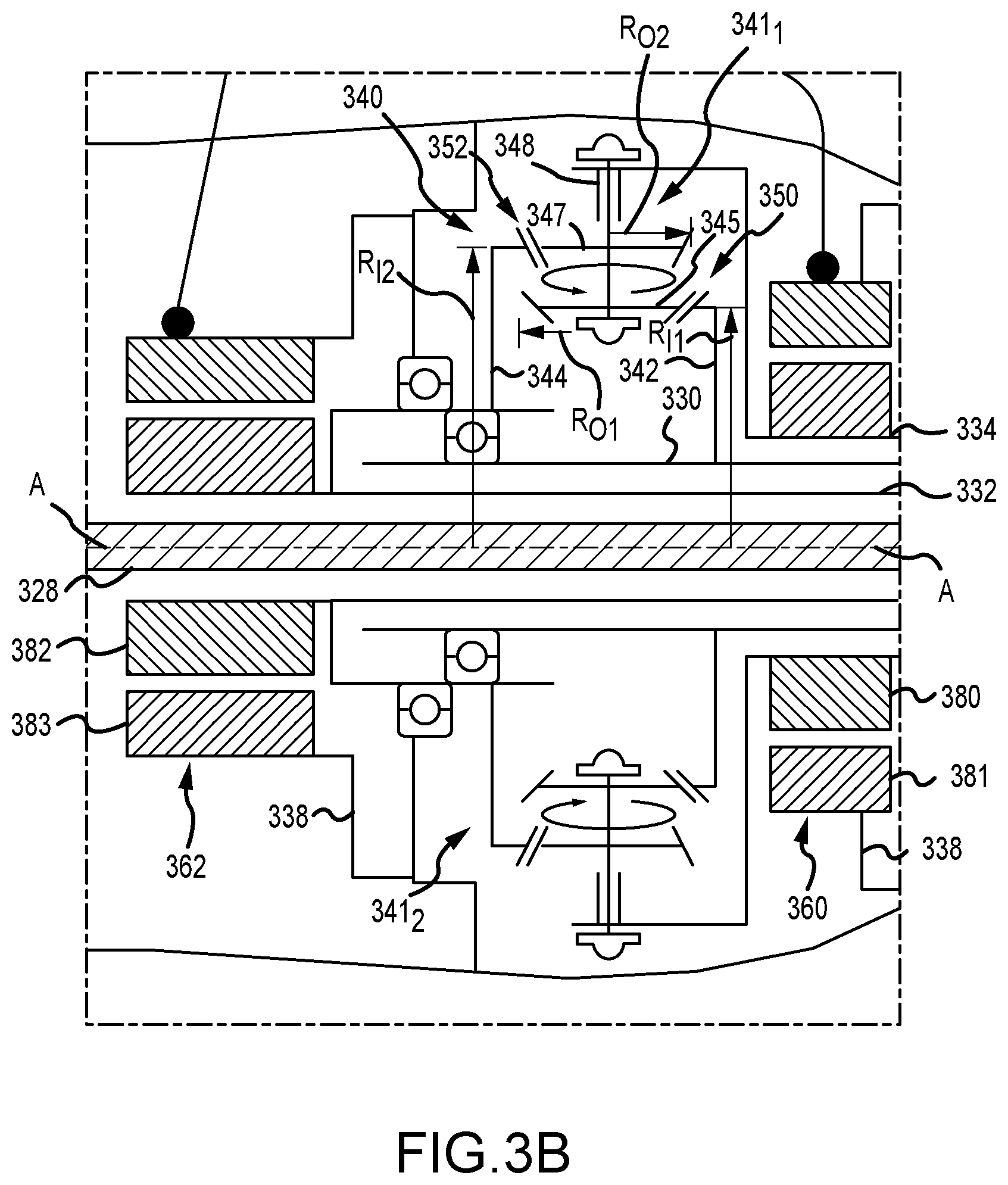 Patent US12173644 Figure 6 – Augmented drive of compressors via differential and multistage turbine