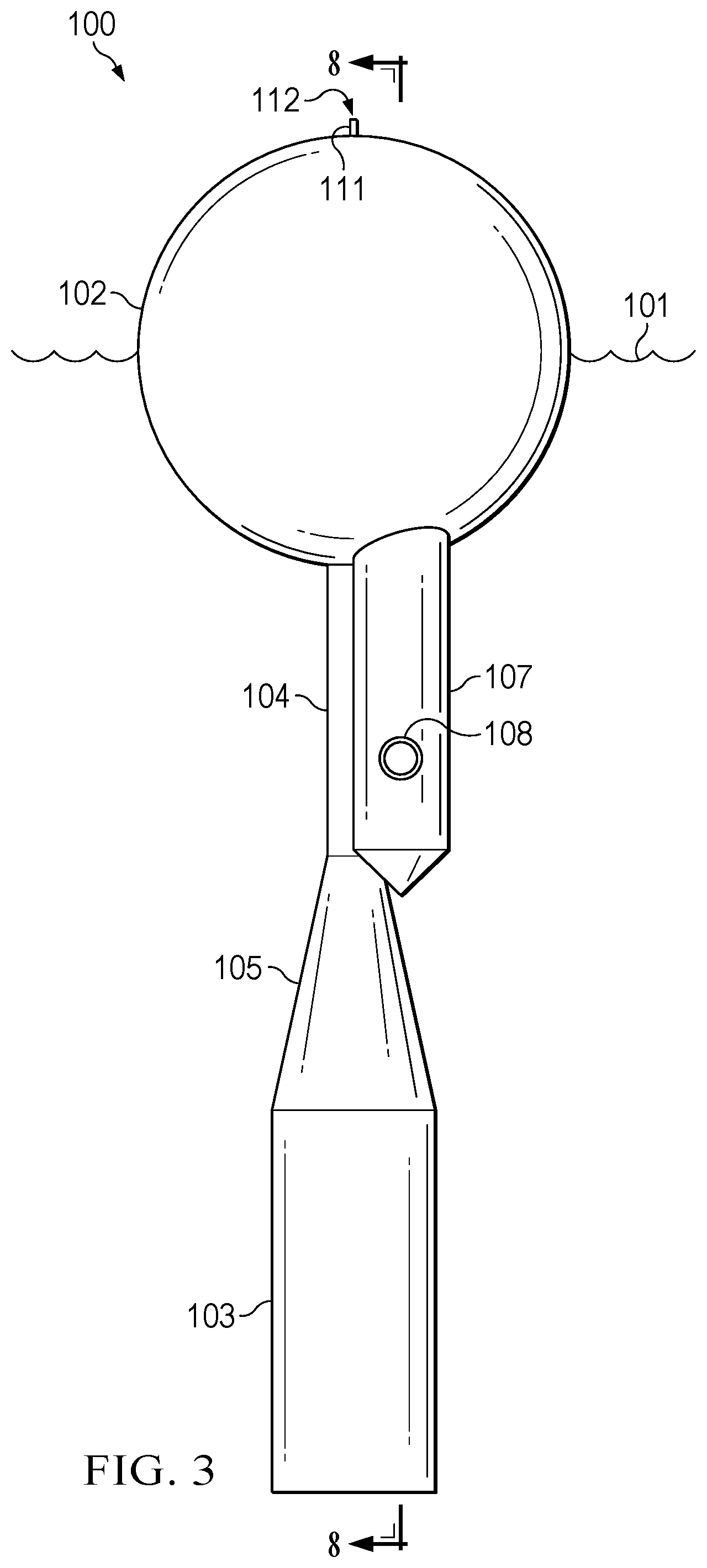 Patent US12173683 Figure 3 – Pressure-regulating hydrodynamic pump and wave engine