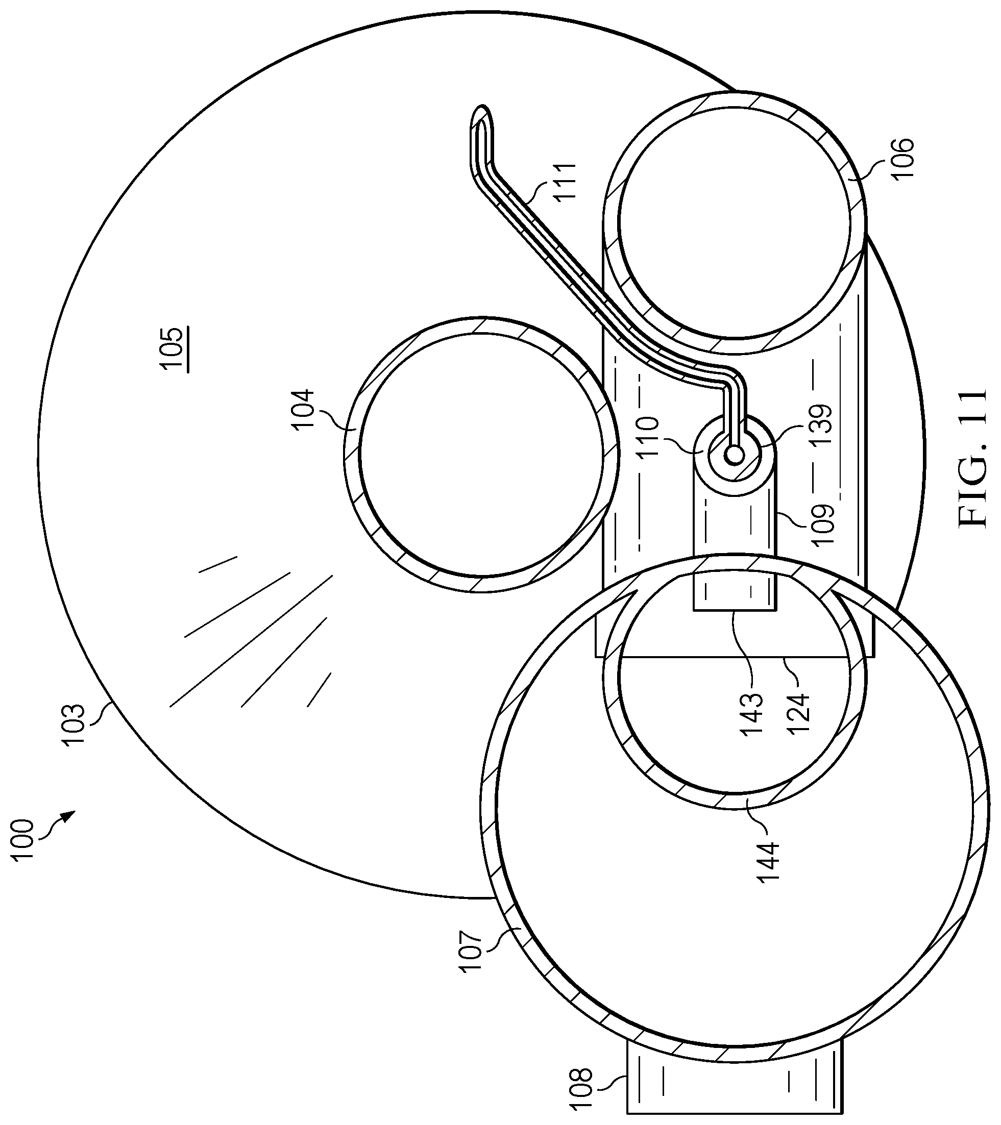 Patent US12173683 Figure 11 – Pressure-regulating hydrodynamic pump and wave engine