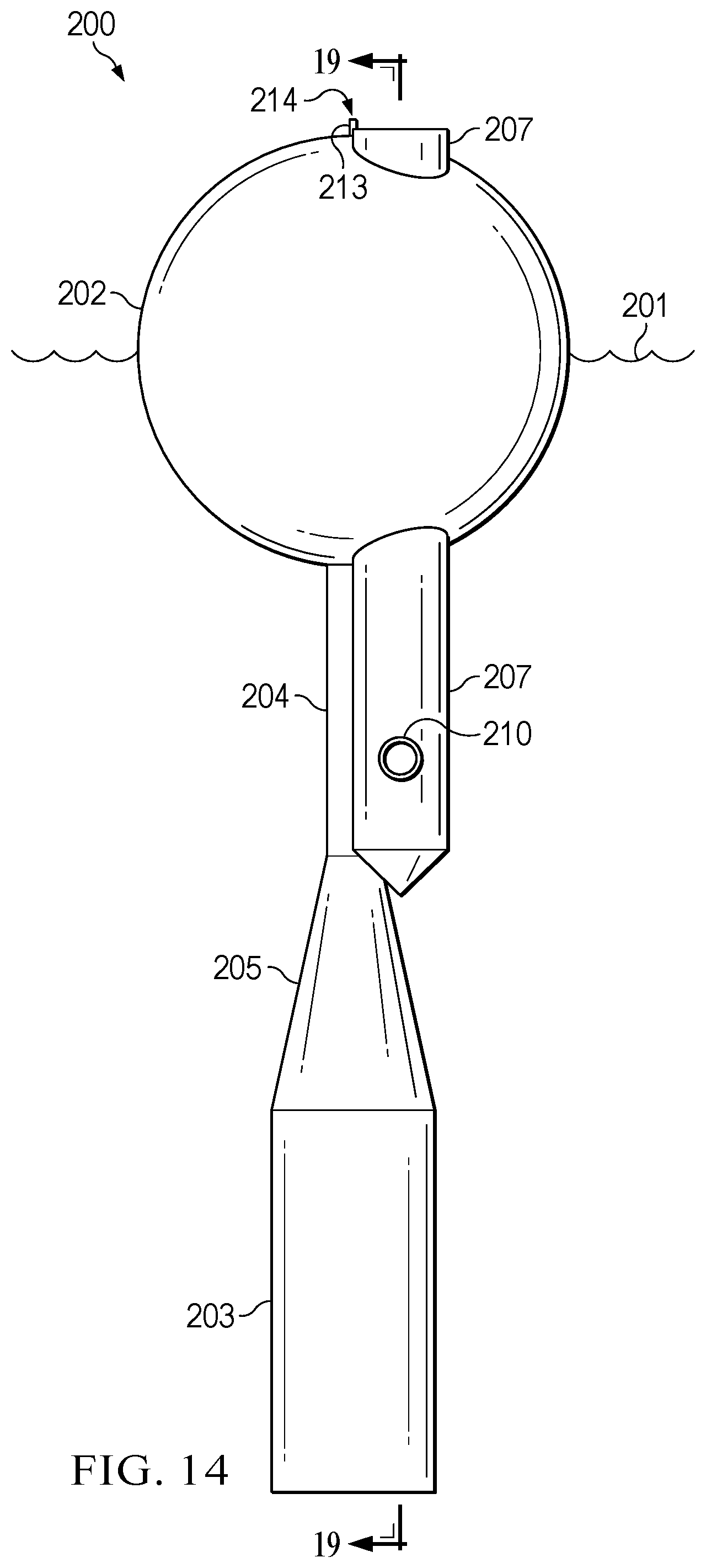 Patent US12173683 Figure 14 – Pressure-regulating hydrodynamic pump and wave engine