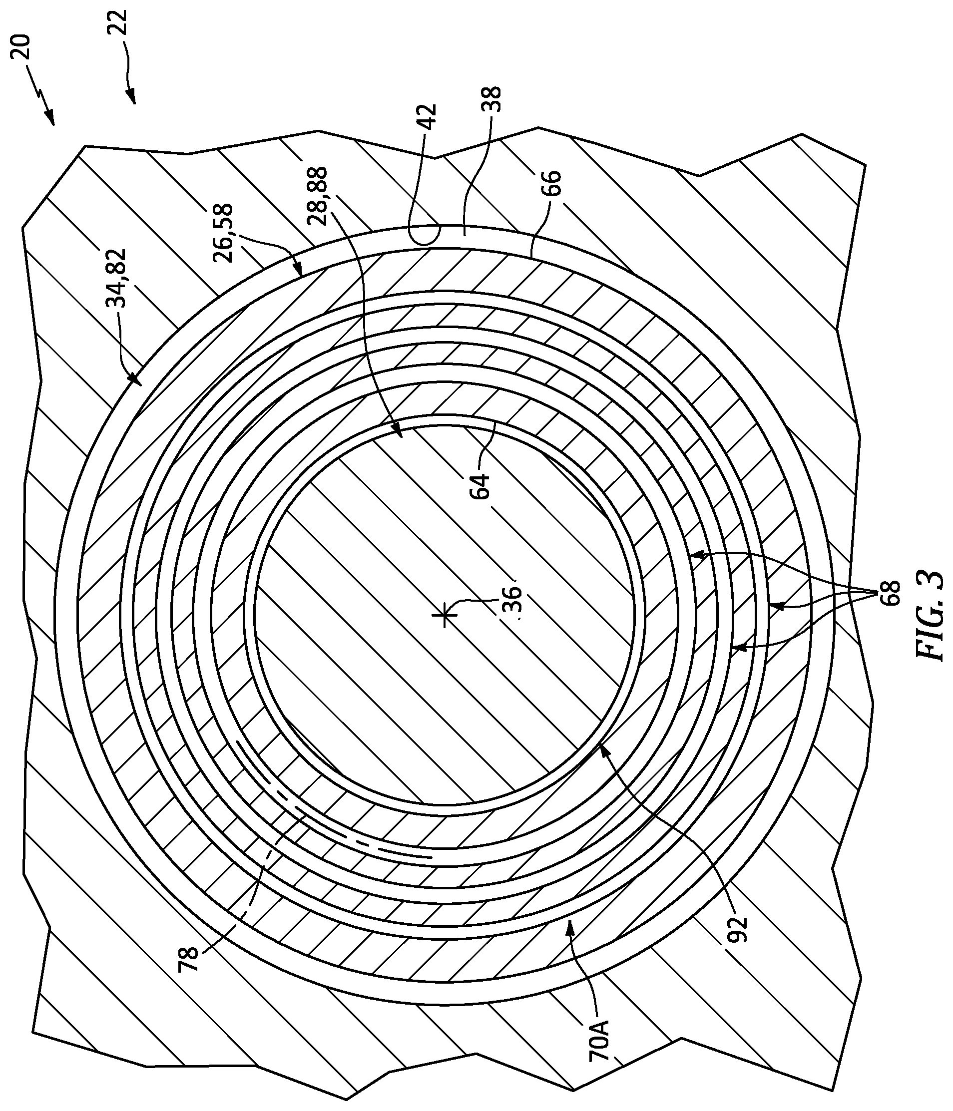 Patent US12173748 Figure 3 – Structural joint isolator with internal cavities