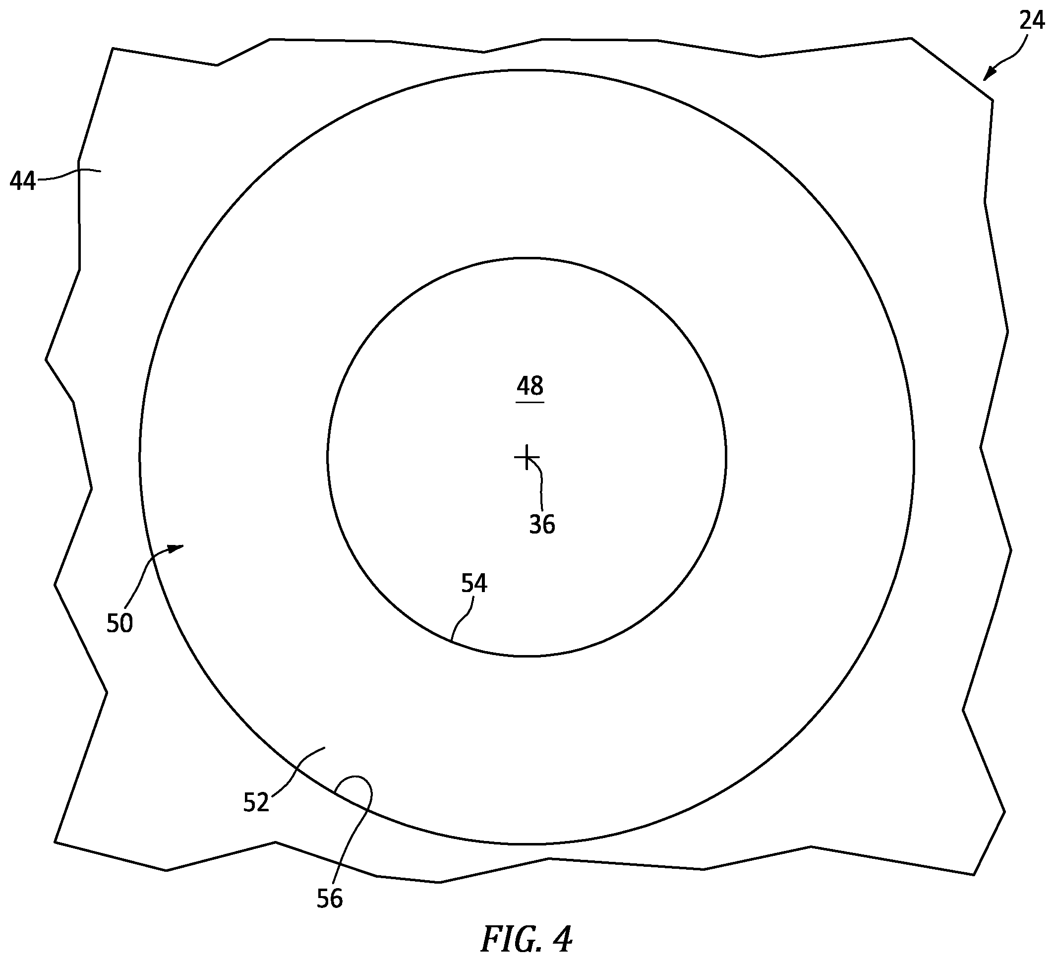 Patent US12173748 Figure 4 – Structural joint isolator with internal cavities