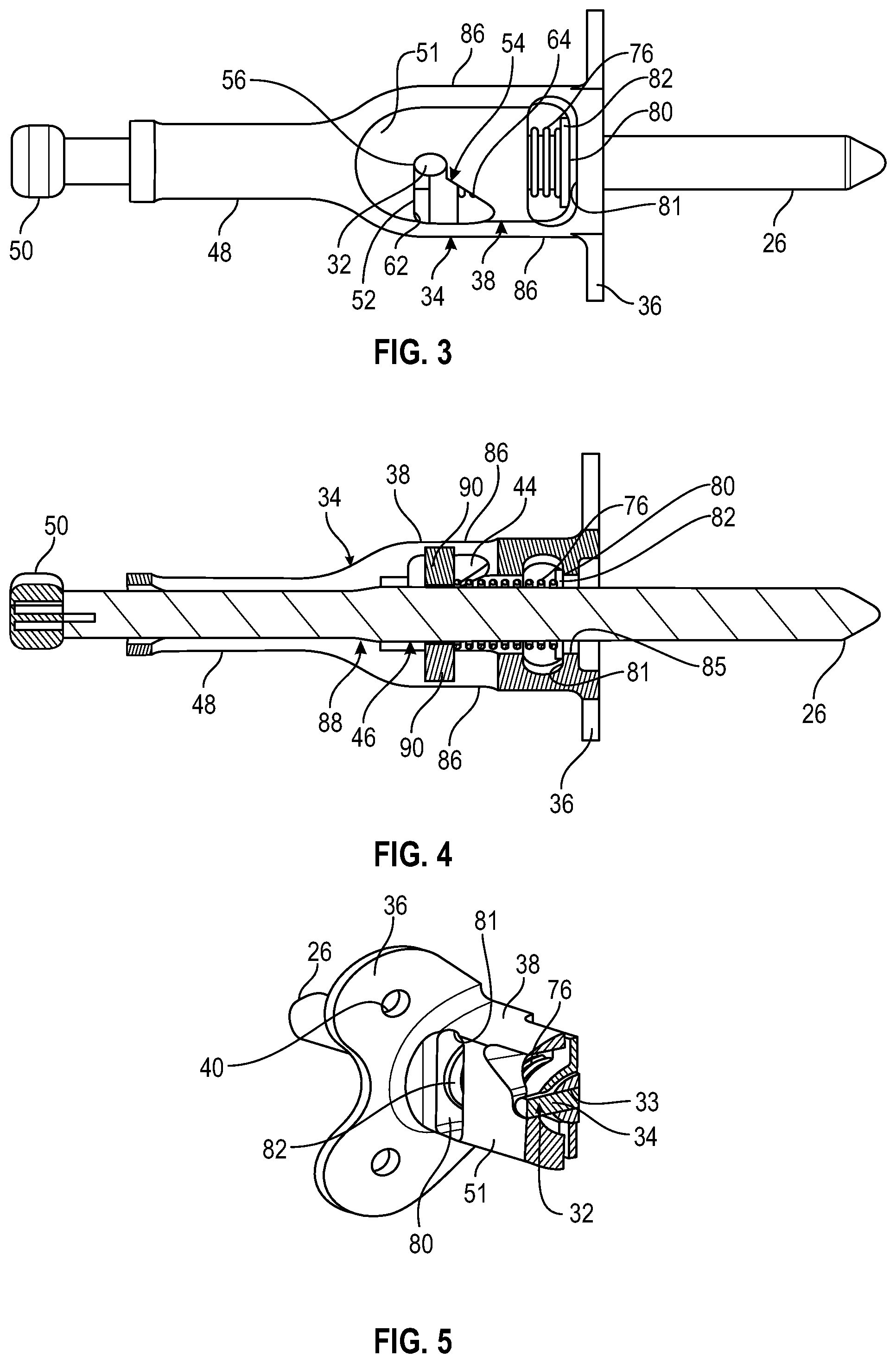Patent US12173750 Figure 3 – Hinge for articulating two panels of an aircraft propulsion assembly