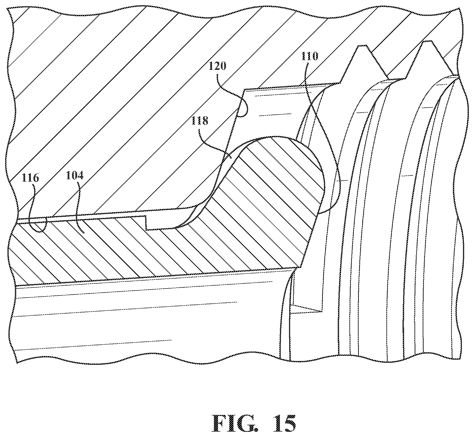 Patent US12173814 Figure 12 – Female ISO flare union with integrated mating brake ISO F flare port