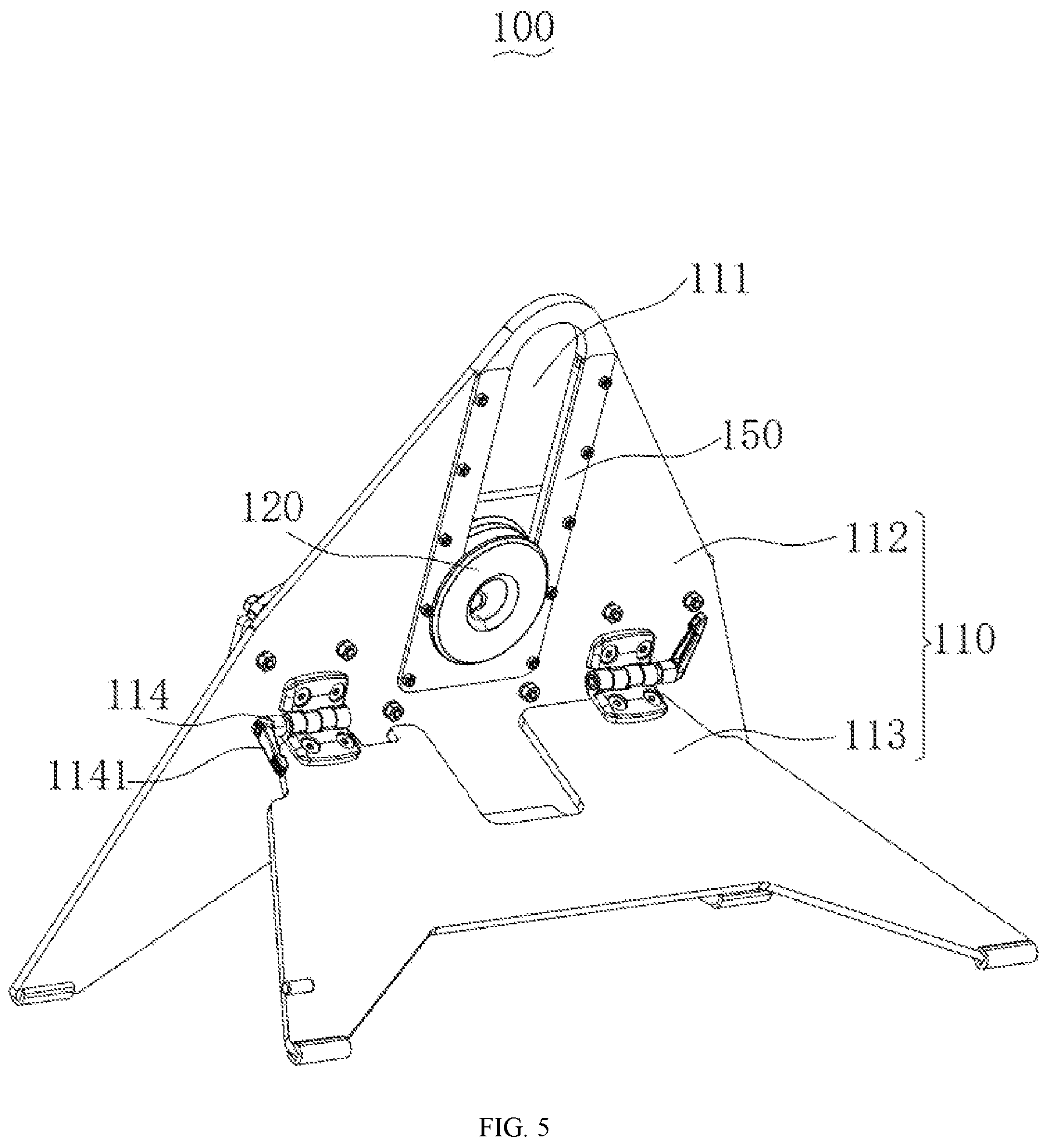 Patent US12173837 Figure 4 – Supporting apparatus and display device