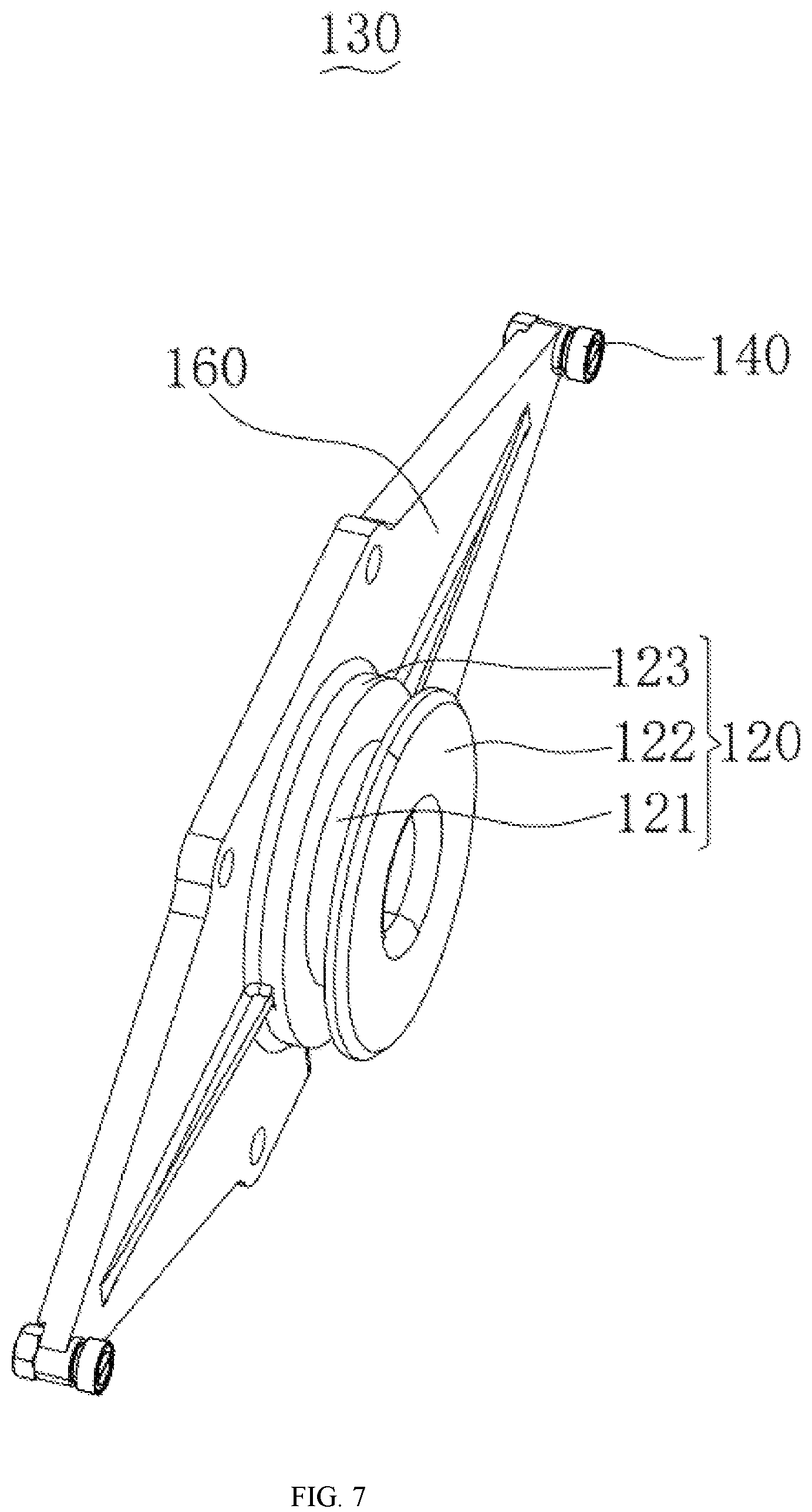 Patent US12173837 Figure 6 – Supporting apparatus and display device