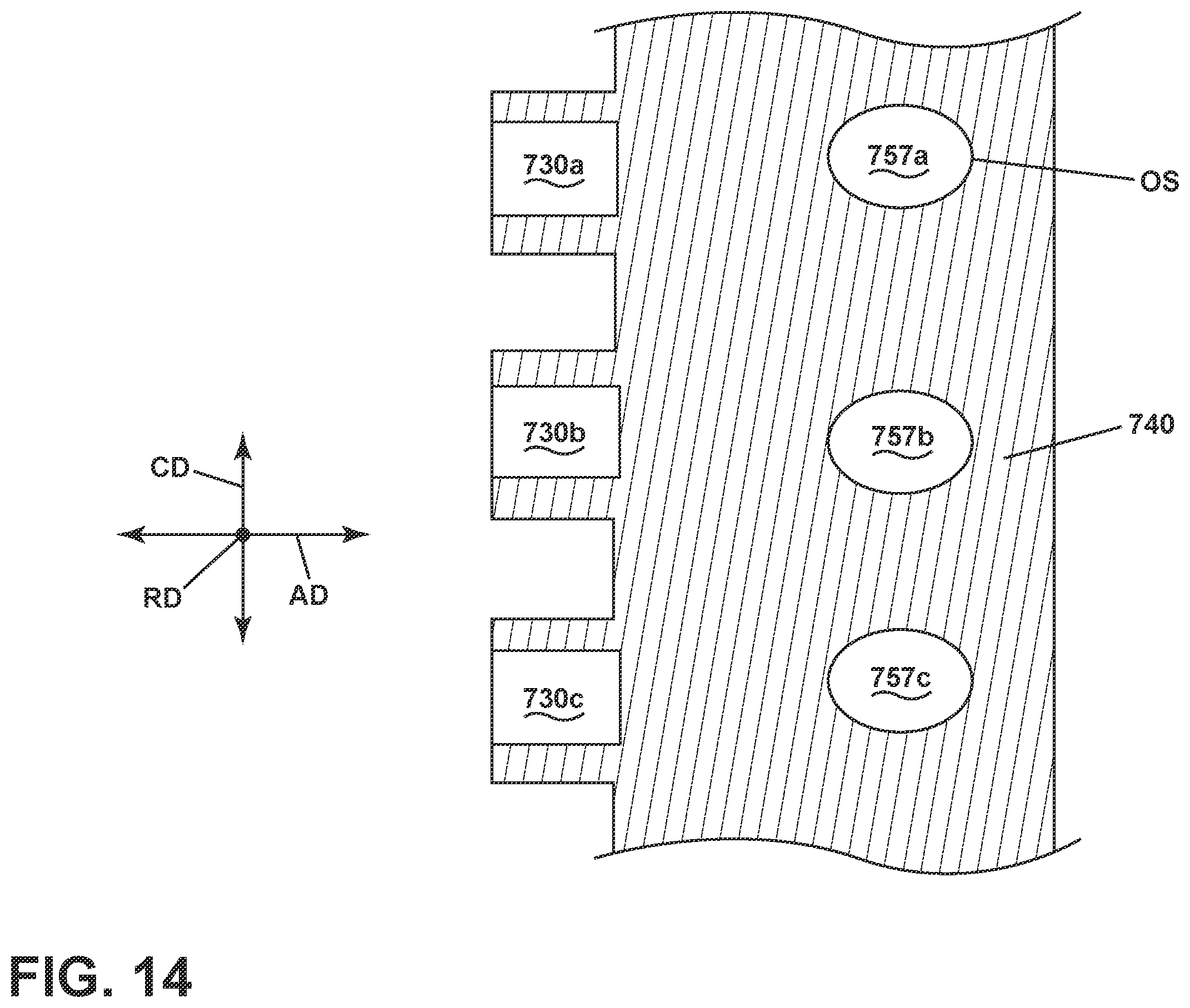 Patent US12173898 Figure 14 – Combustion section with a primary combustor and a set of secondary combustors