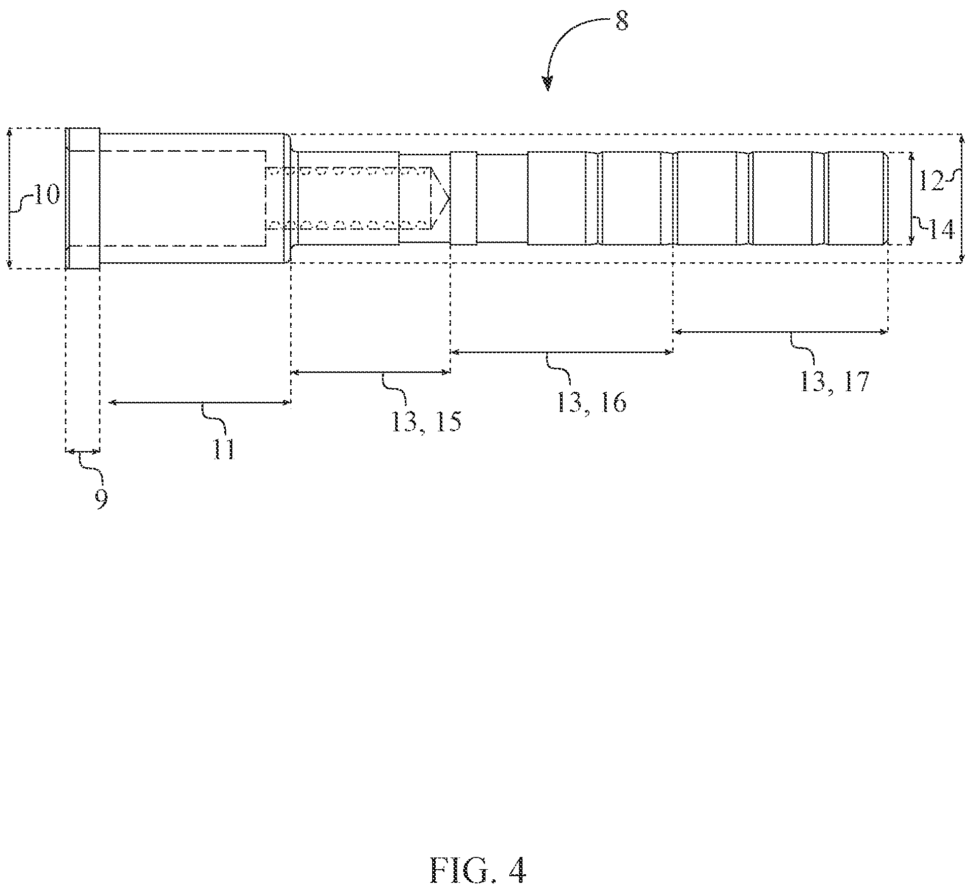 Patent US12174000 Figure 4 – Jacketed archery arrow insert system for arrows