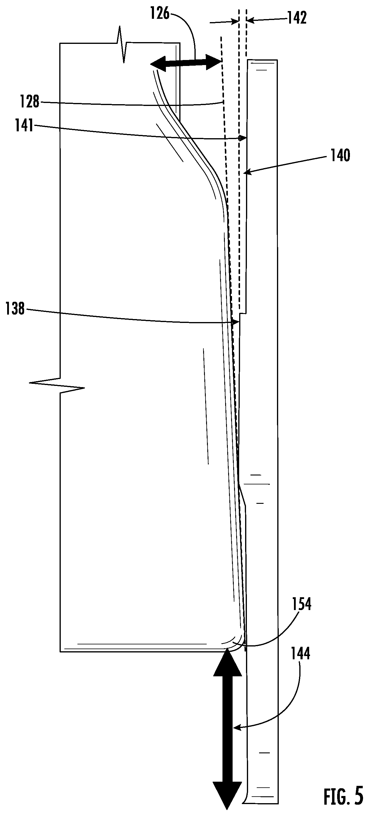 Patent US12174011 Figure 5 – Tape measure with protective bumper