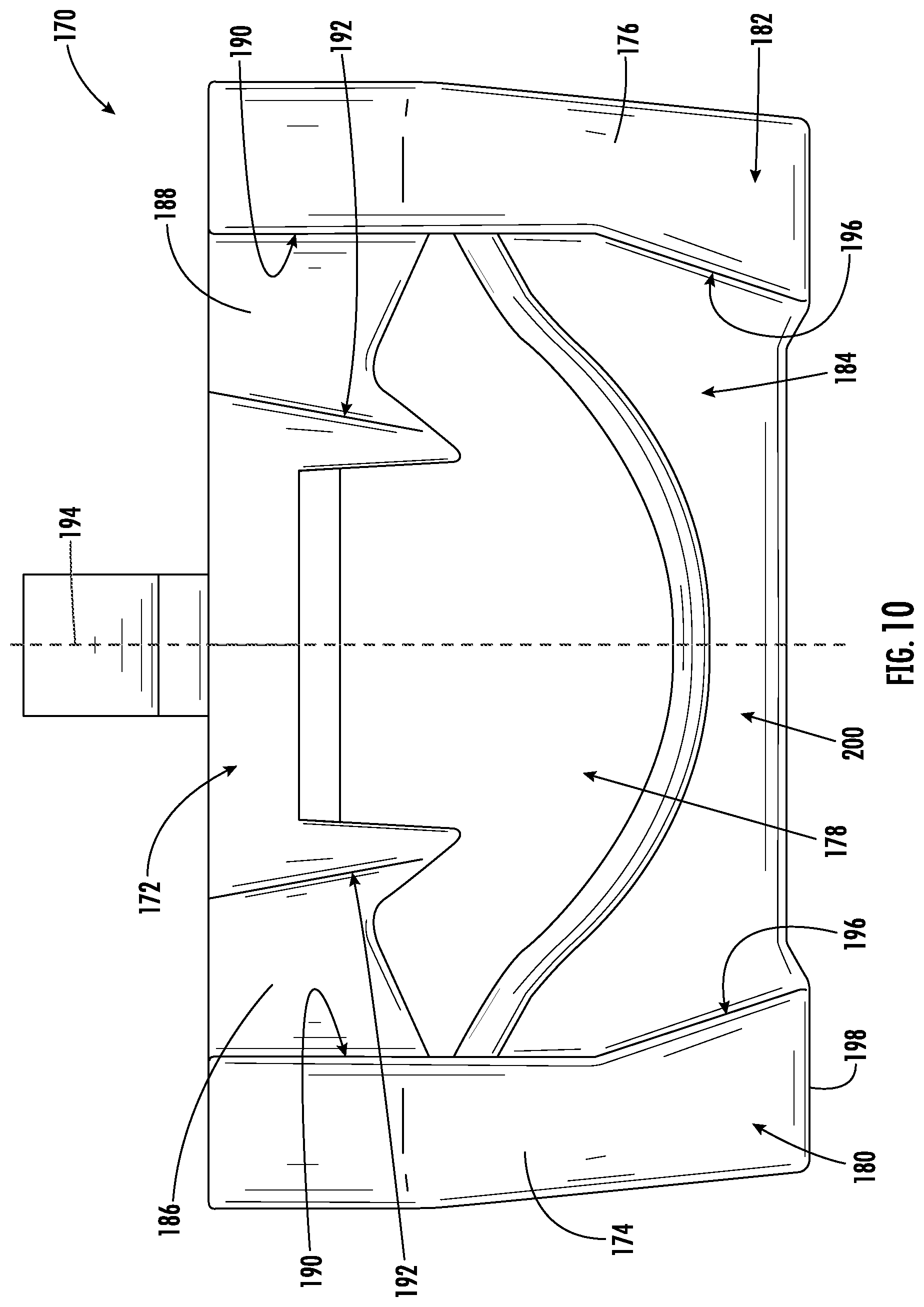 Patent US12174011 Figure 9 – Tape measure with protective bumper
