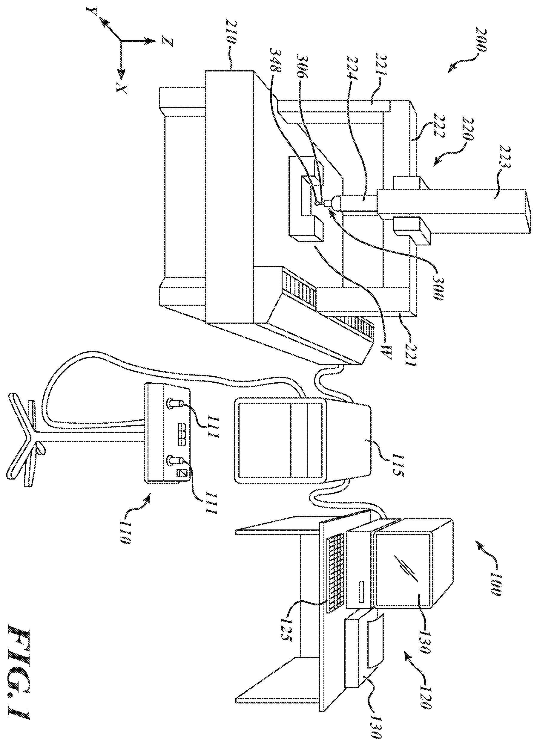 Patent US12174013 Figure 1 – Measuring probe with sensing coils and temperature compensation