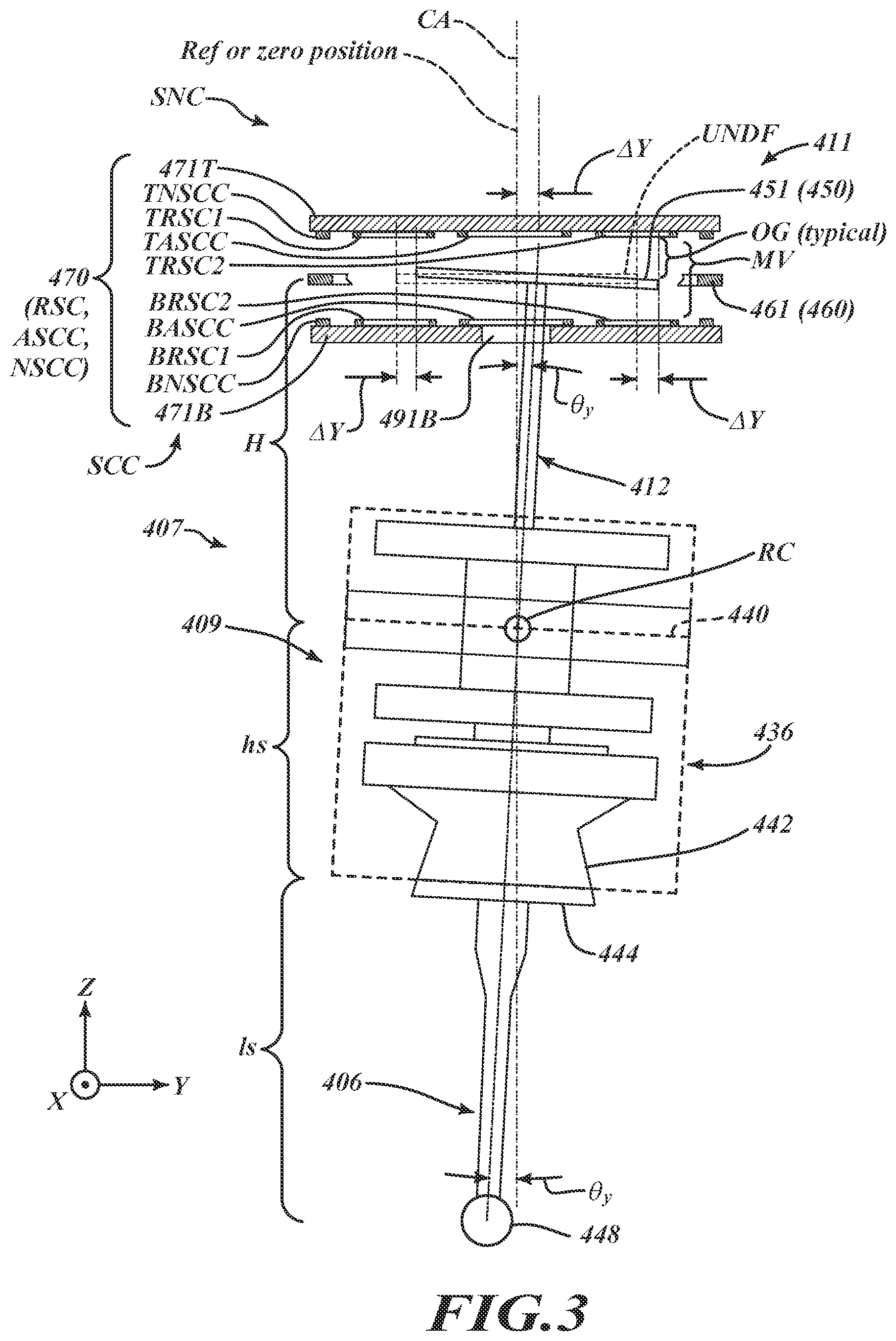 Patent US12174013 Figure 3 – Measuring probe with sensing coils and temperature compensation