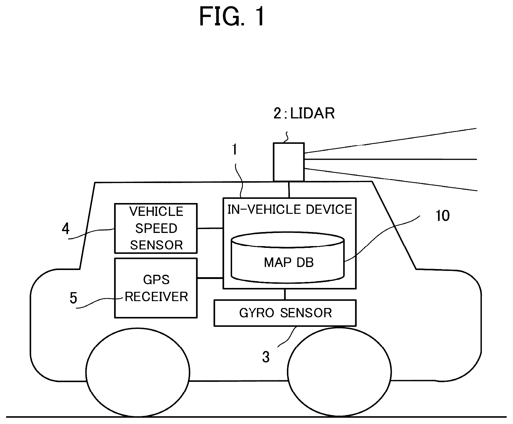 Patent US12174021 Figure 1 – Measurement accuracy calculation device, self-position estimation device, control method, program and storage medium