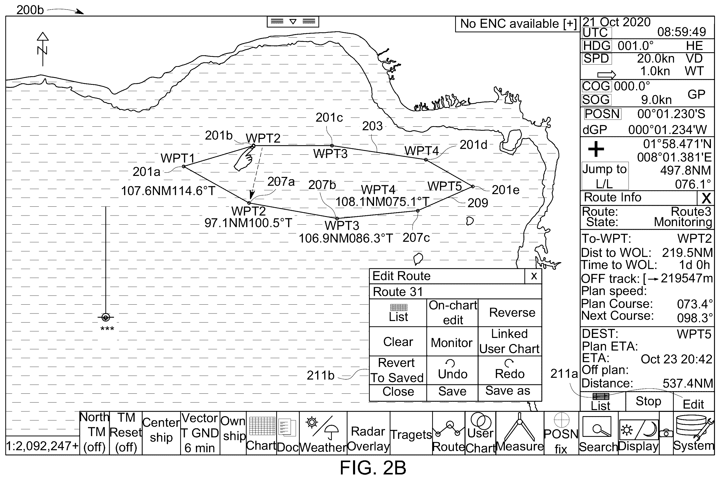 Patent US12174022 Figure 4 – Apparatus and method for route editing assistance
