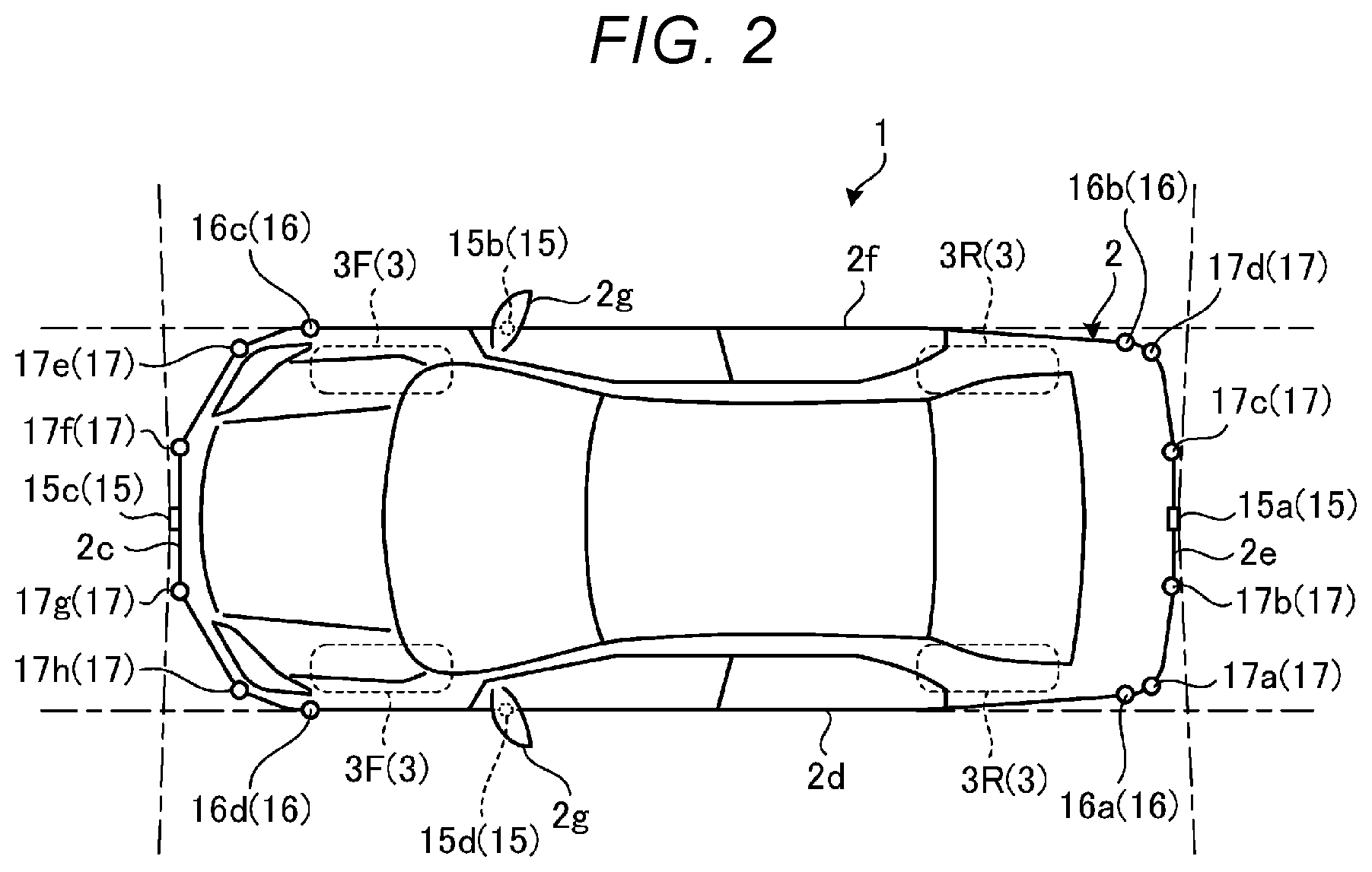 Patent US12174028 Figure 2 – Parking assistance device