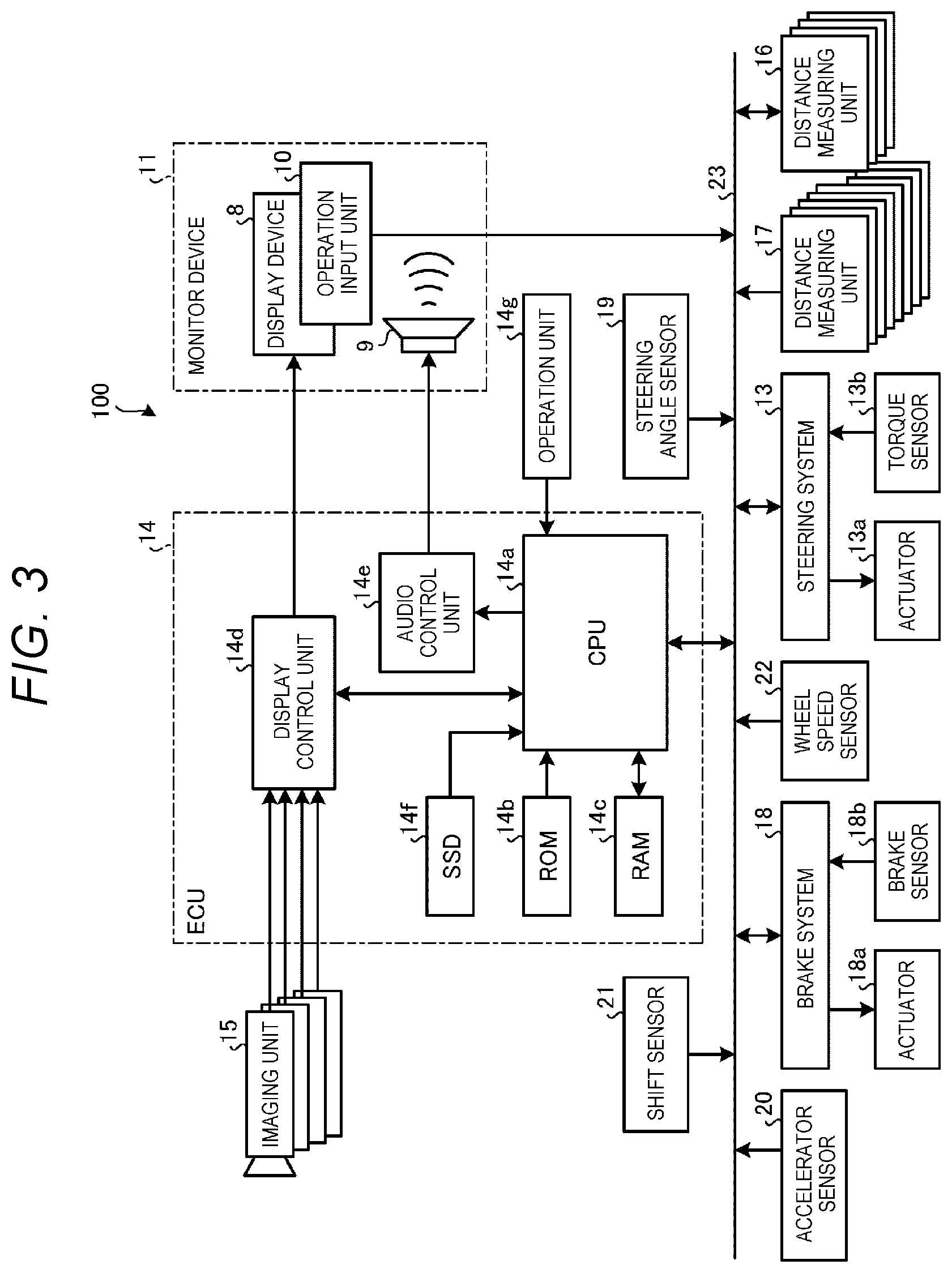Patent US12174028 Figure 3 – Parking assistance device