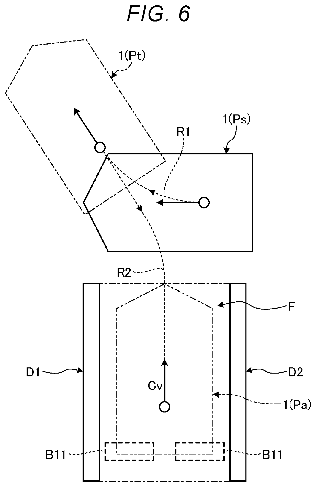 Patent US12174028 Figure 6 – Parking assistance device