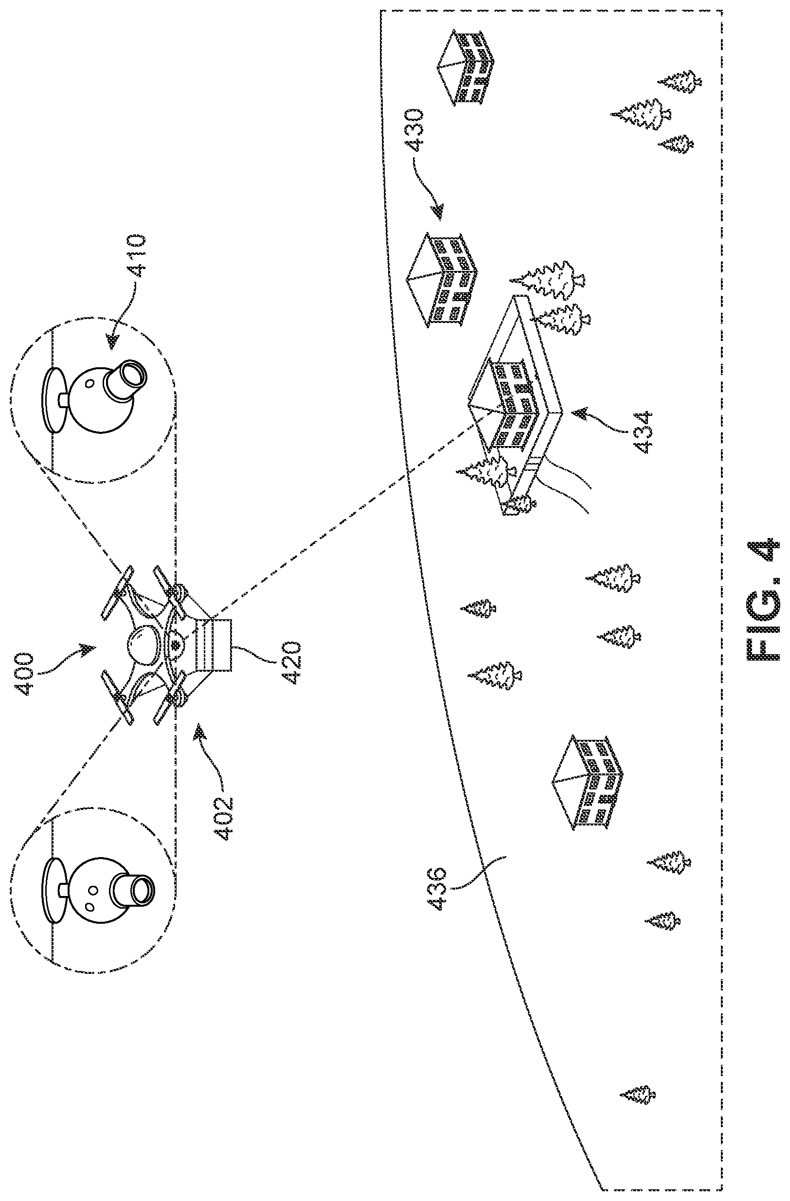 Patent US12174030 Figure 5 – Local flight path navigation for drone deliveries
