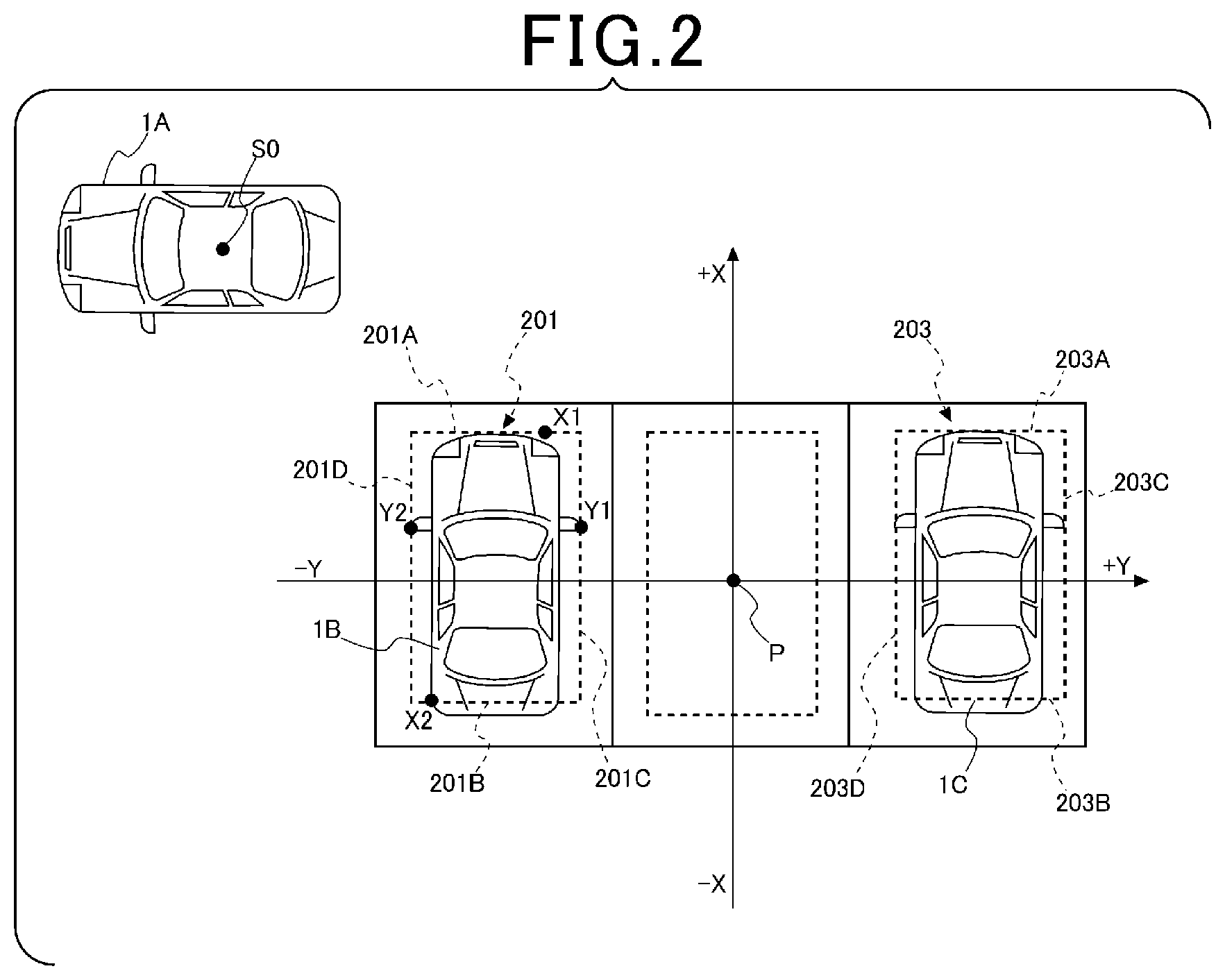 Patent US12174031 Figure 2 – Parking assistance device and parking assistance method