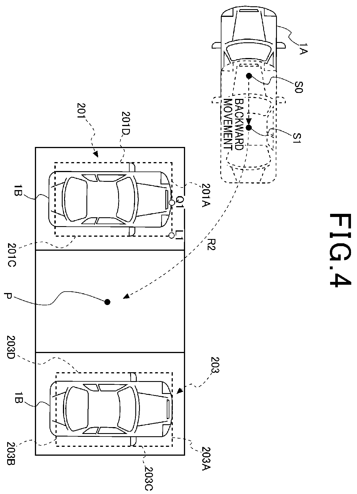 Patent US12174031 Figure 4 – Parking assistance device and parking assistance method