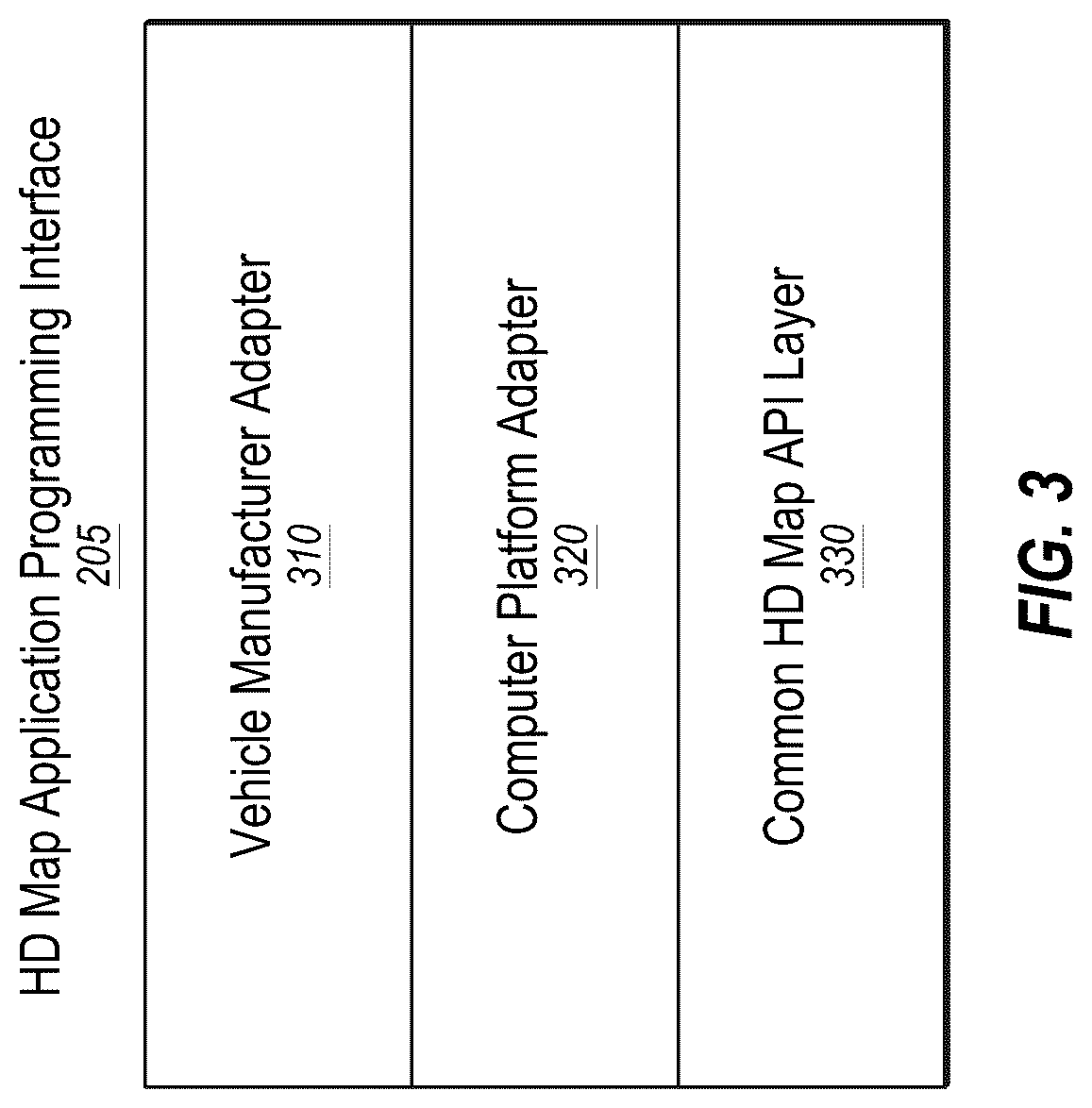 Patent US12174034 Figure 3 – Updating high definition maps based on lane closure and lane opening