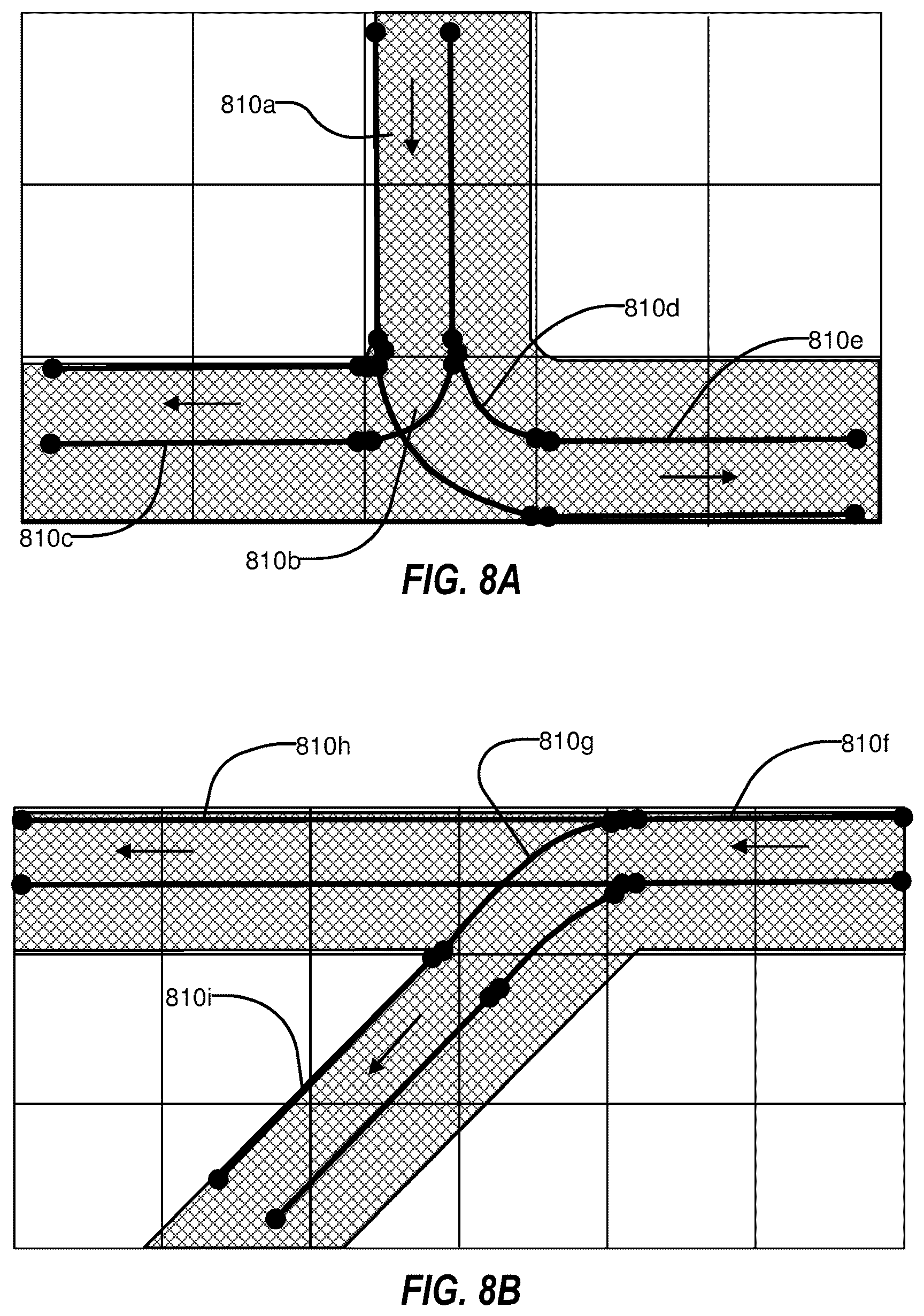 Patent US12174034 Figure 8 – Updating high definition maps based on lane closure and lane opening