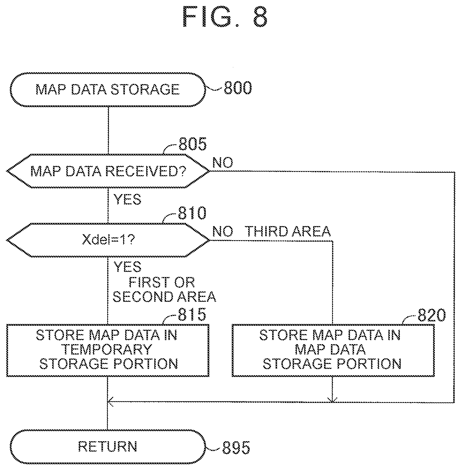 Patent US12174040 Figure 7 – Map data usage system, map data usage method, and program