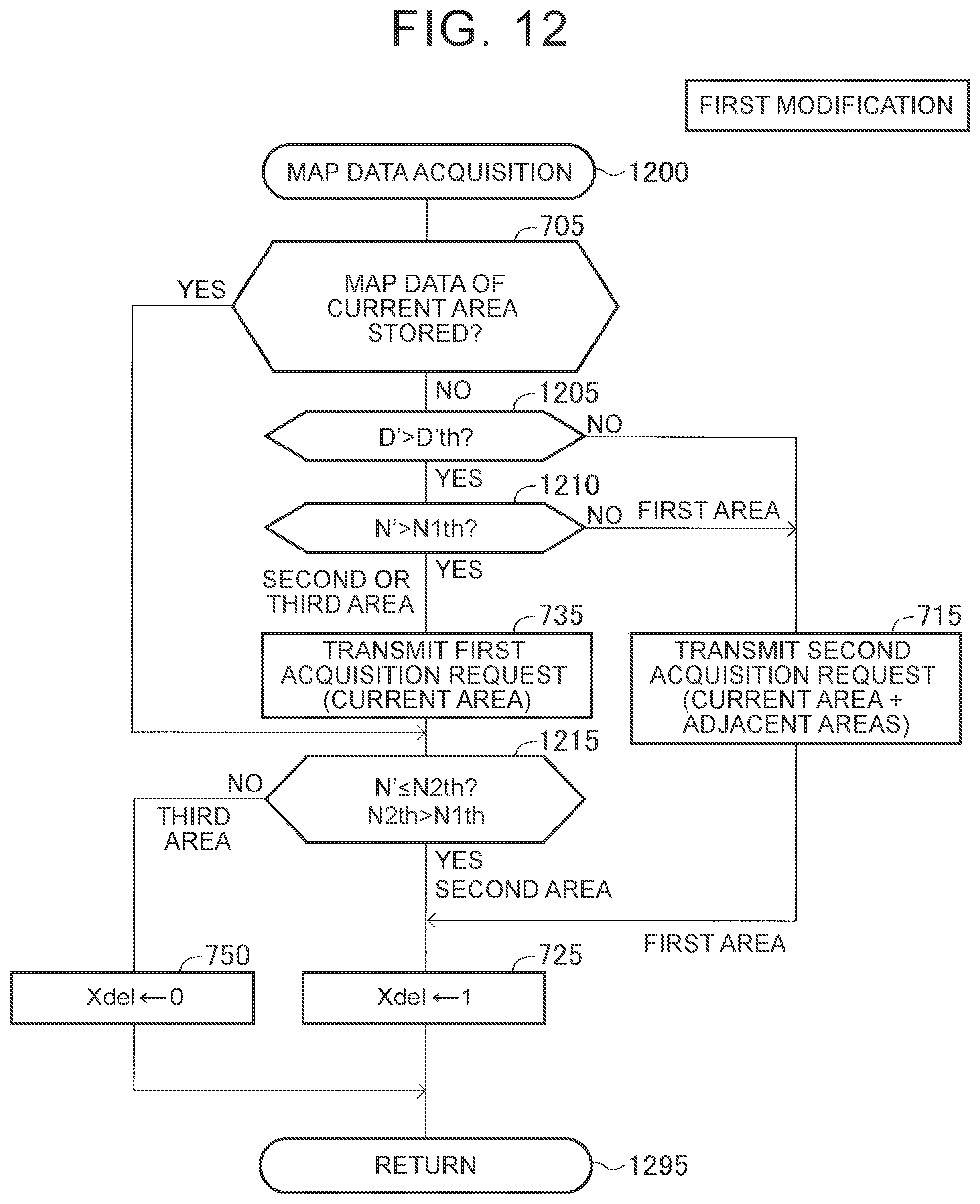 Patent US12174040 Figure 11 – Map data usage system, map data usage method, and program
