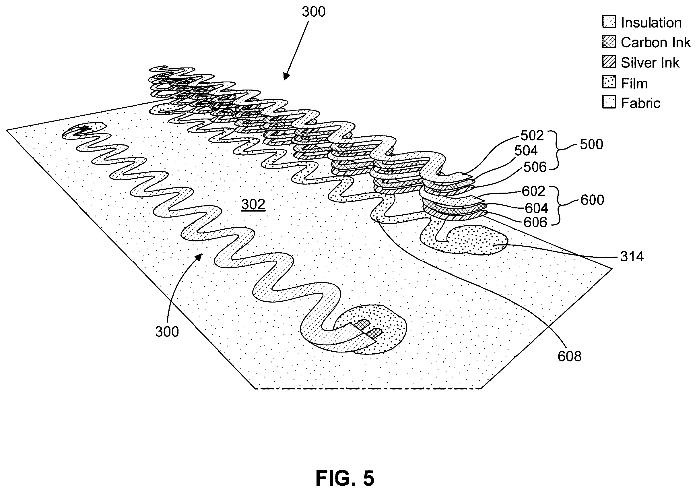 Patent US12174046 Figure 5 – Capacitive sensor systems and method