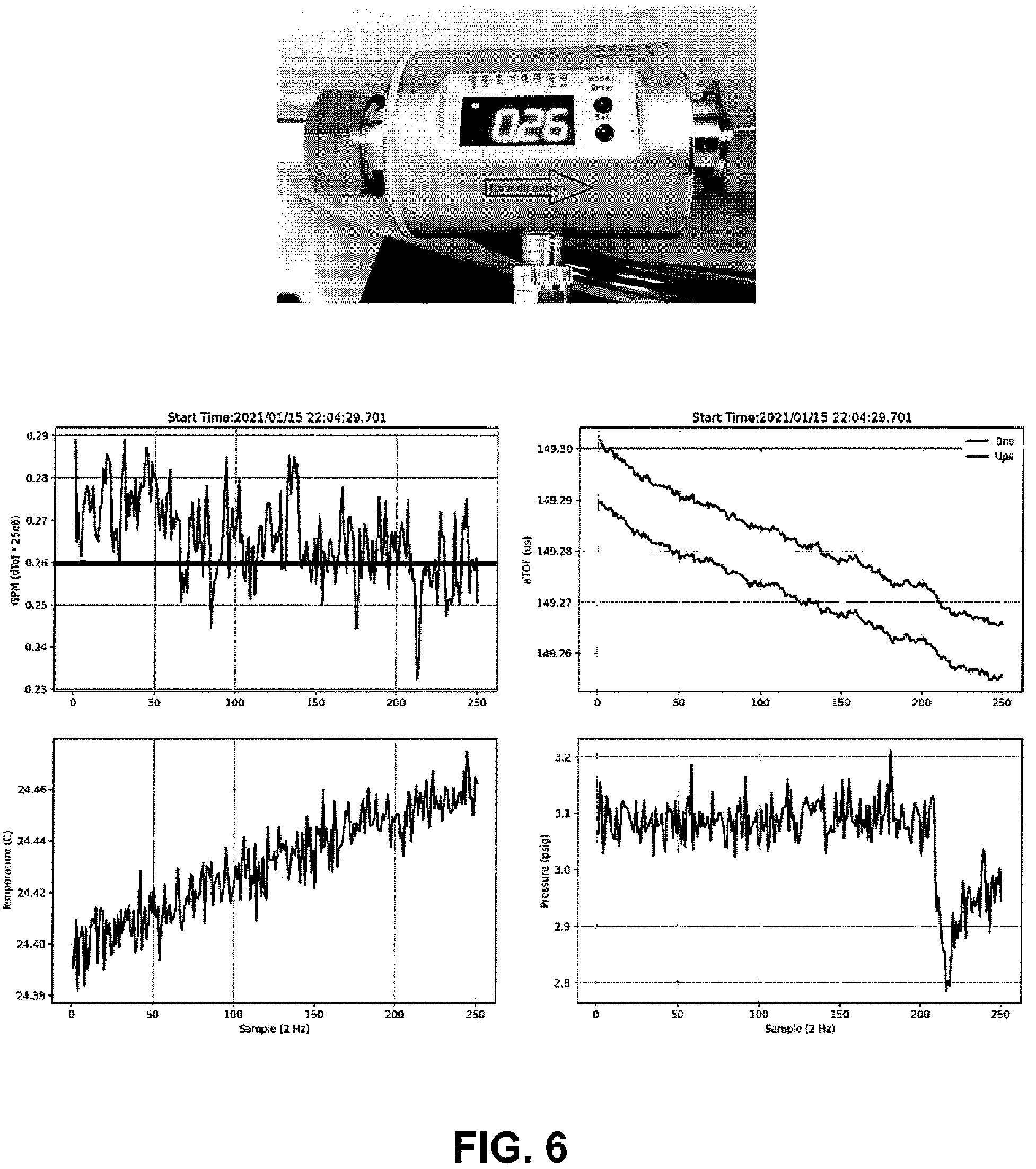 Patent US12174050 Figure 5 – High sensitivity ultrasonic flow meter